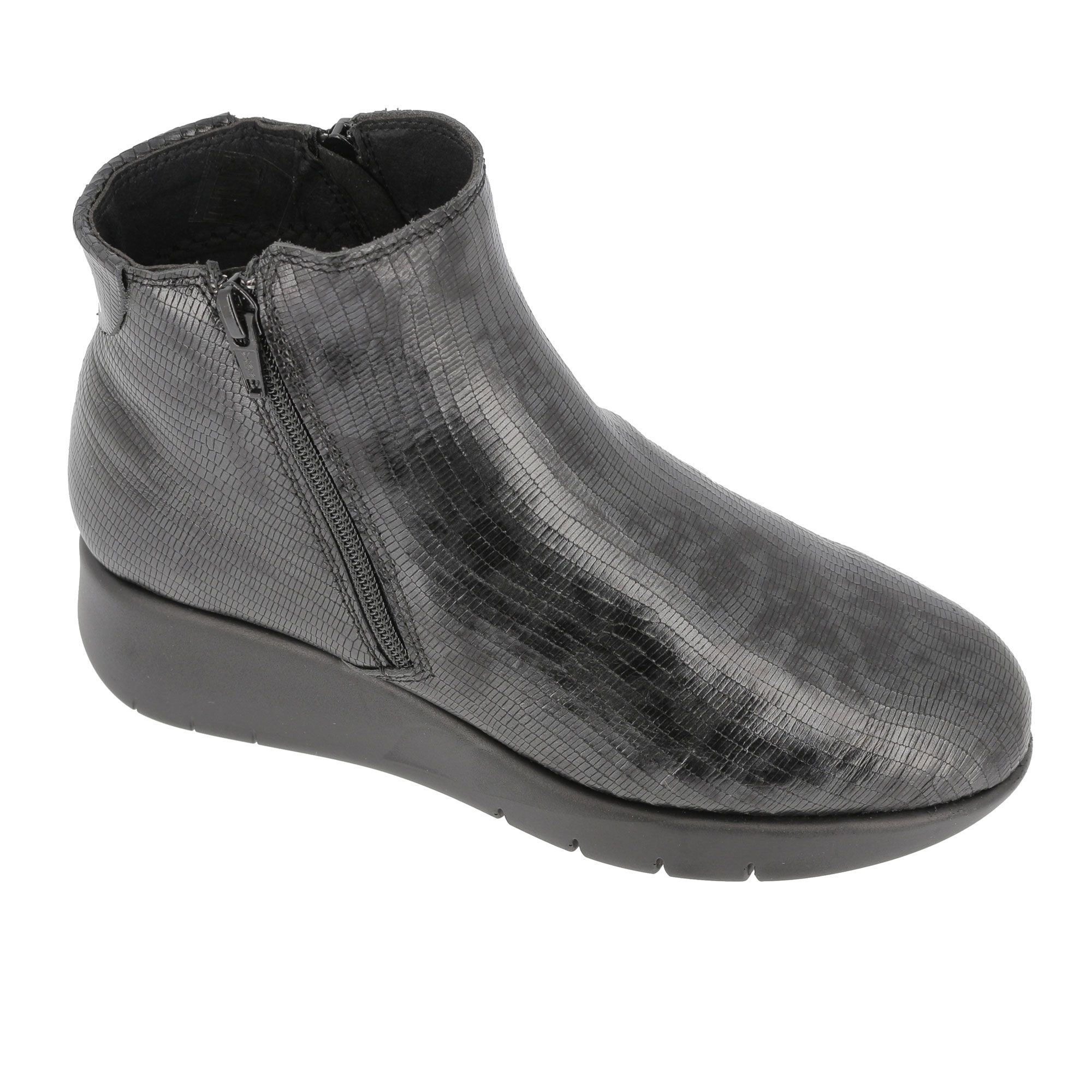 Sabatini
Stivaletti Sarah in
pelle lavorazione
a sacchetto