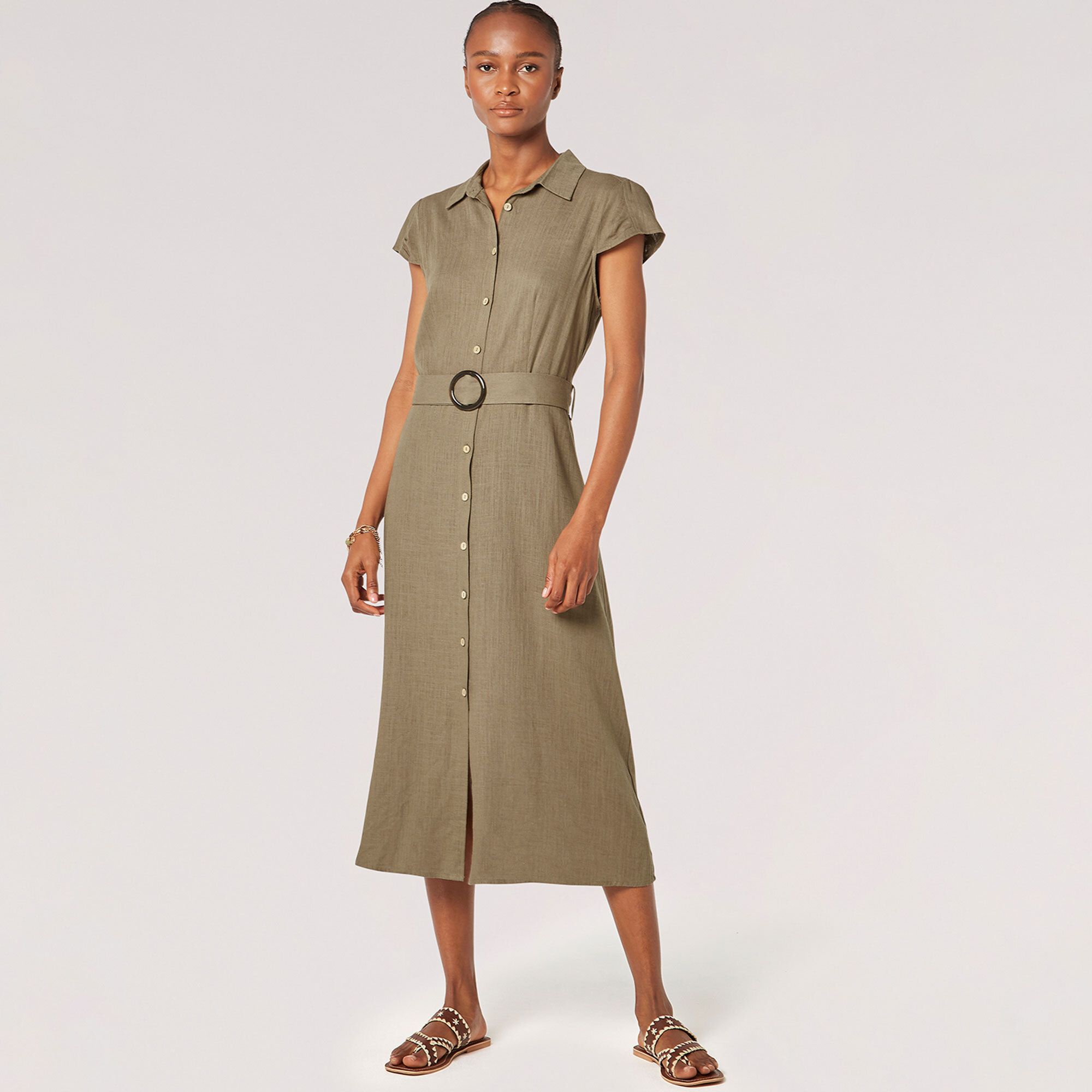 APRICOT
Abito midi 
chemisier con
manica corta