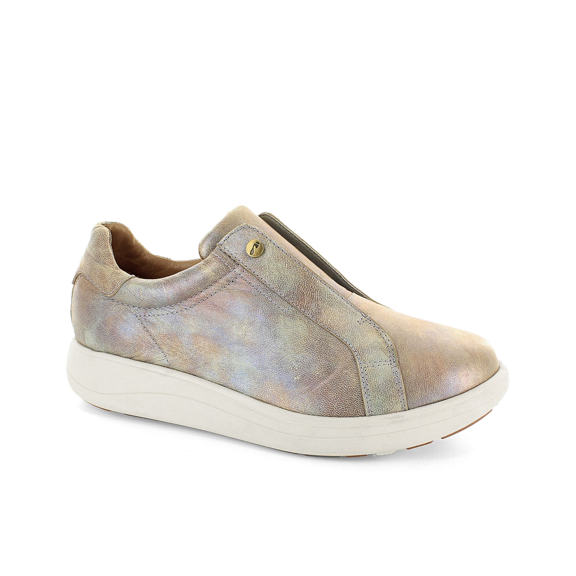 Image of Strive Footwear Slip on in pelle con zip e soletta Memory Foam061