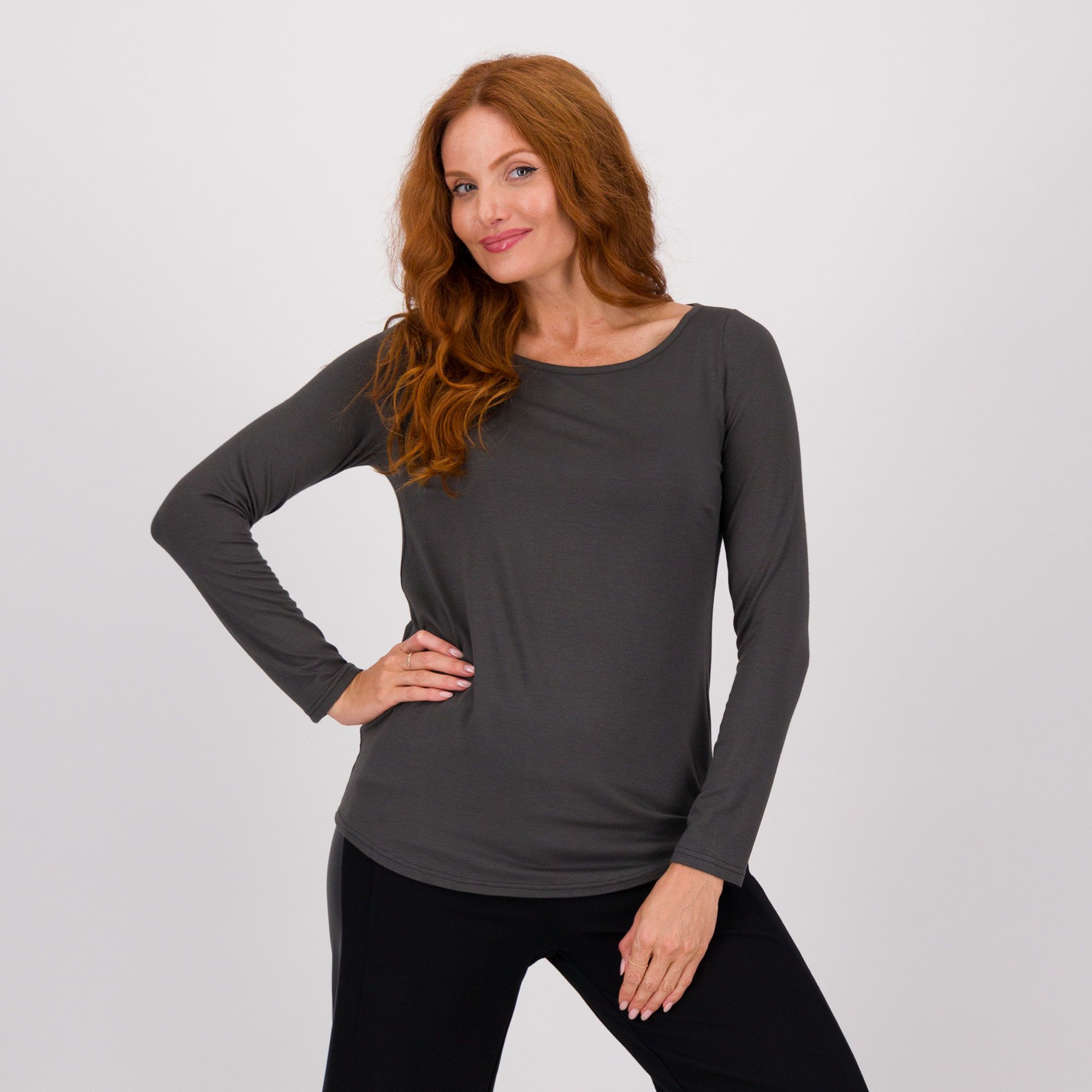 Caterina Lancini
Maglia maniche lunghe
in jersey stretch
di viscosa e seta