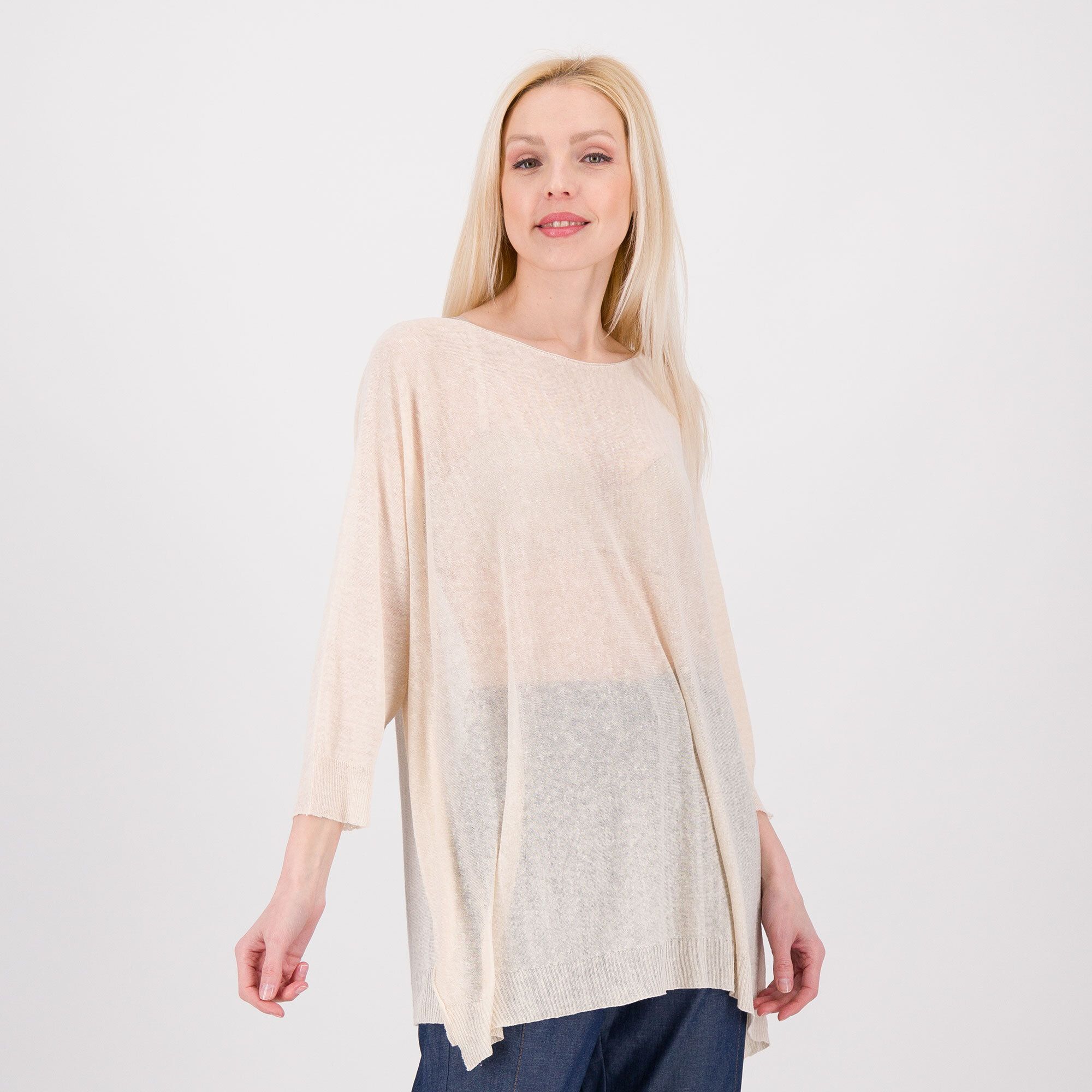 REBEKA ROSS
Maglia over
in cotone e lino
