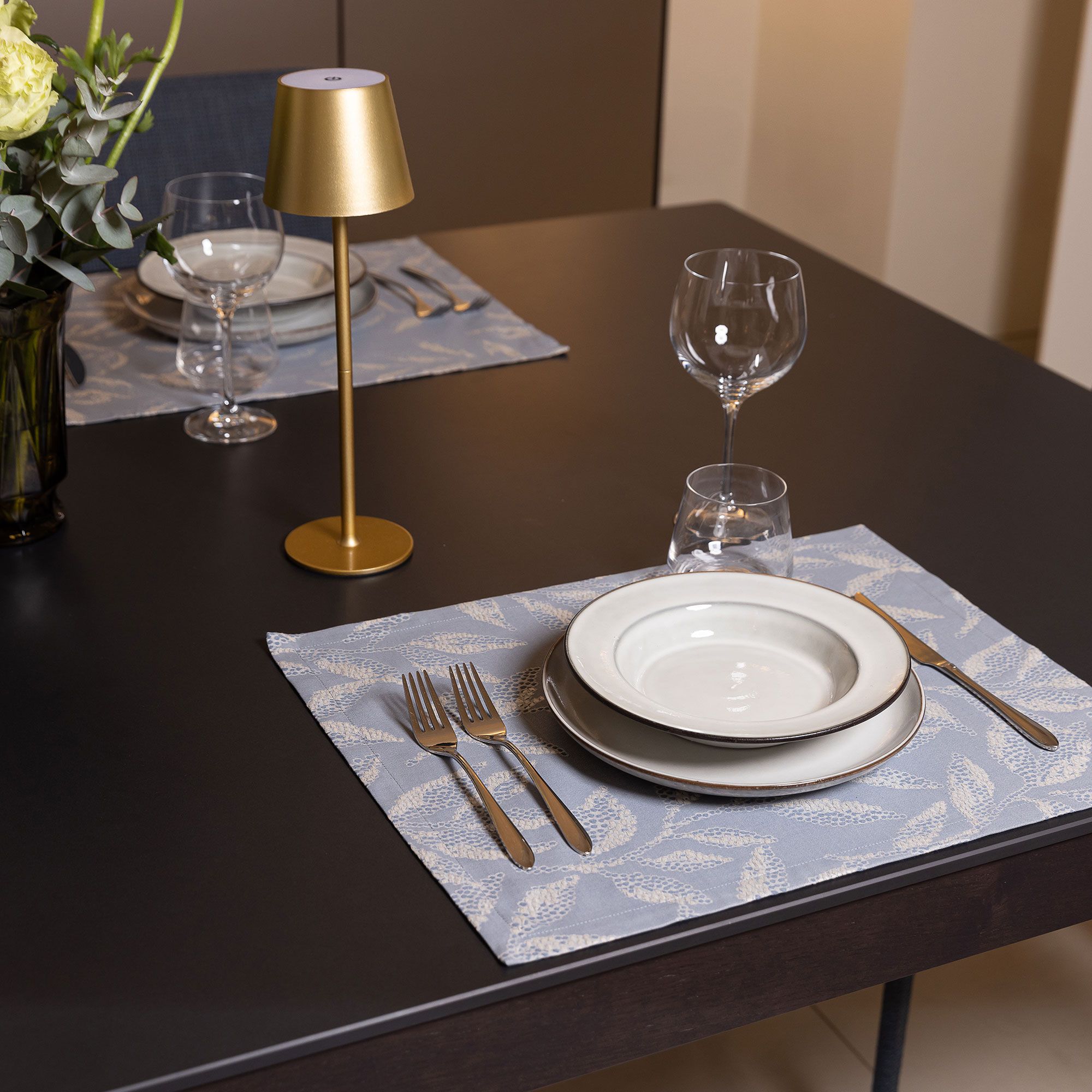 Ferò
Set 2 tovagliette
americane in cotone
finish idrorepellente