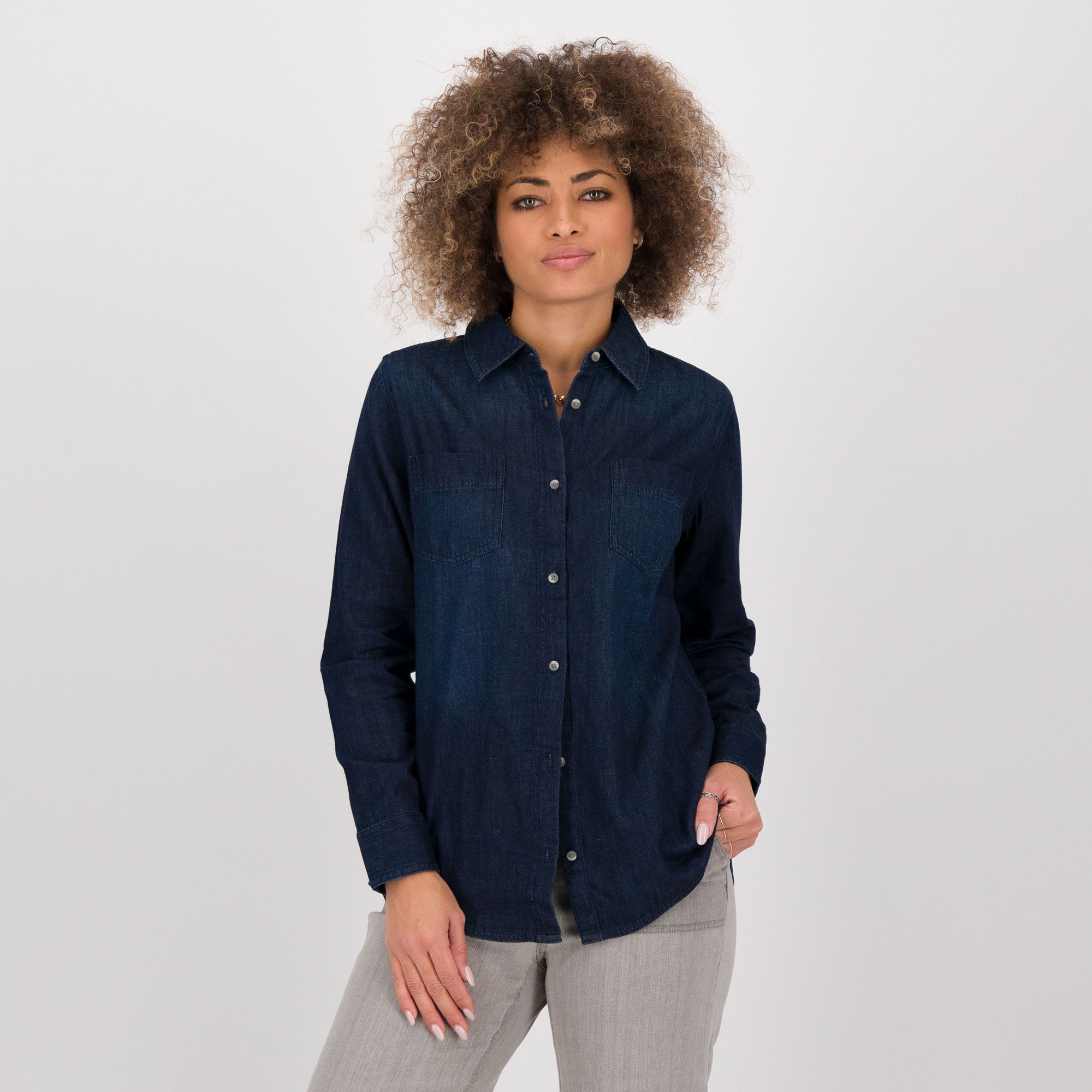 Denim & Co
Camicia di jeans
a maniche lunghe
con 2 taschini