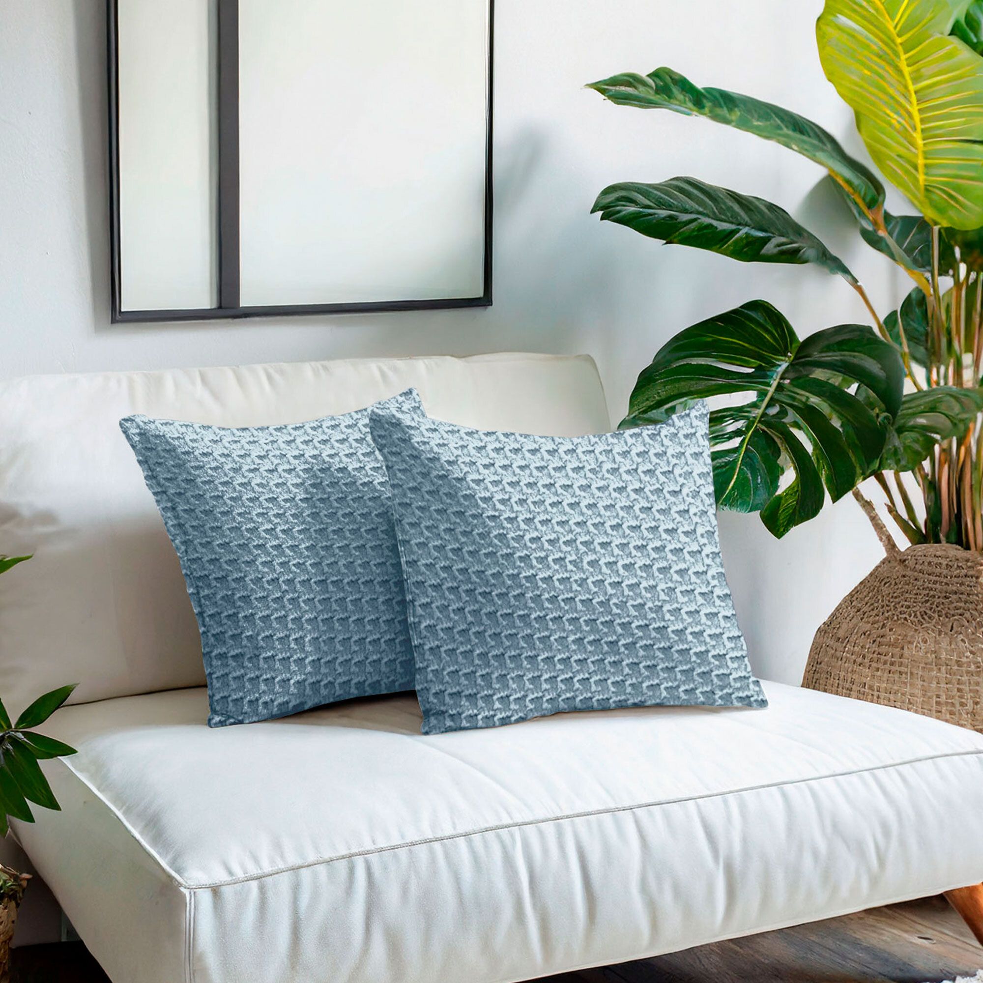 Paulato by Ga.i.co
Set 2 copricuscini
Zefiro in tessuto
bielastico tinto filo