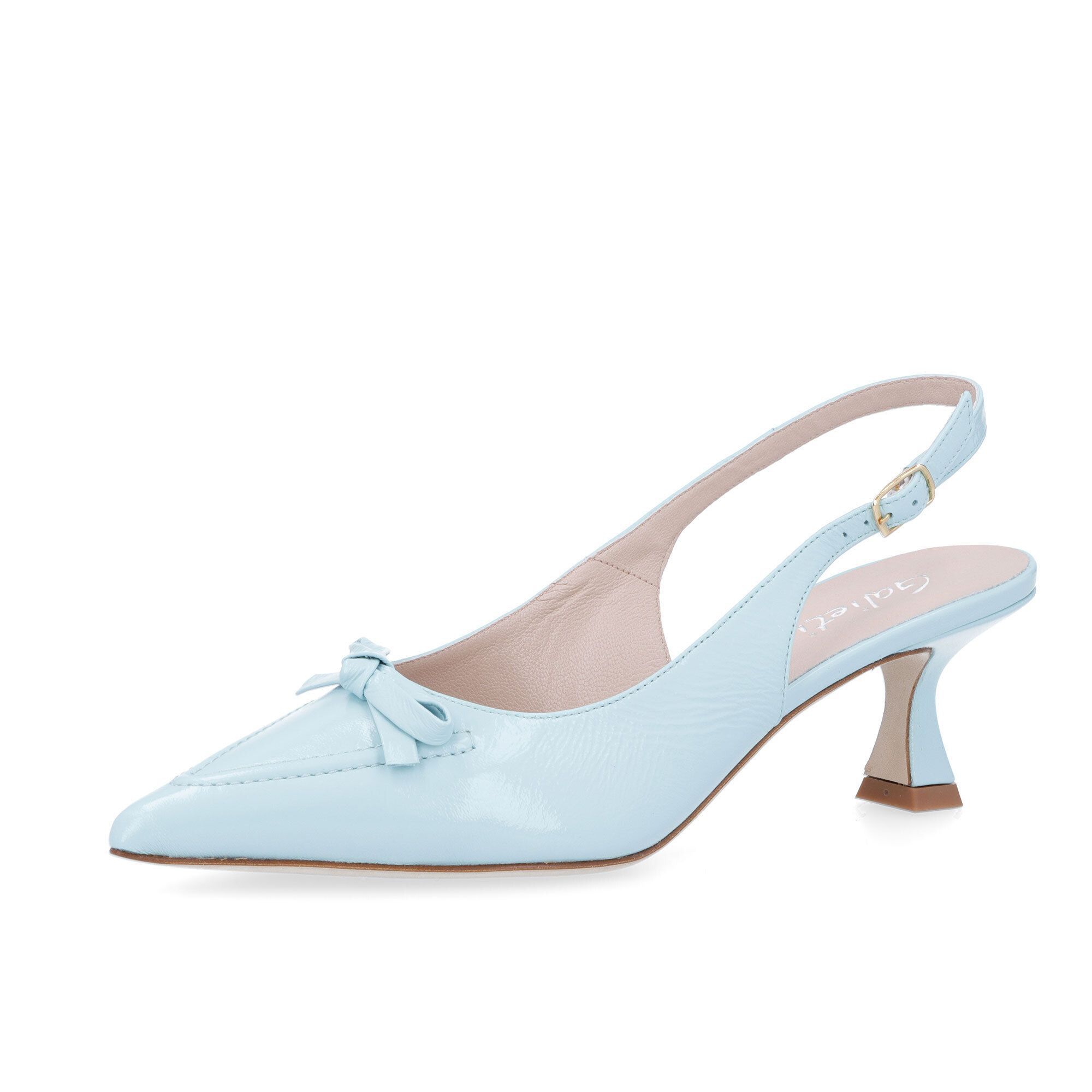 Galieti
Slingback in pelle
Motivo fiocchetto
Tacco 5,5 cm
Made in Italy