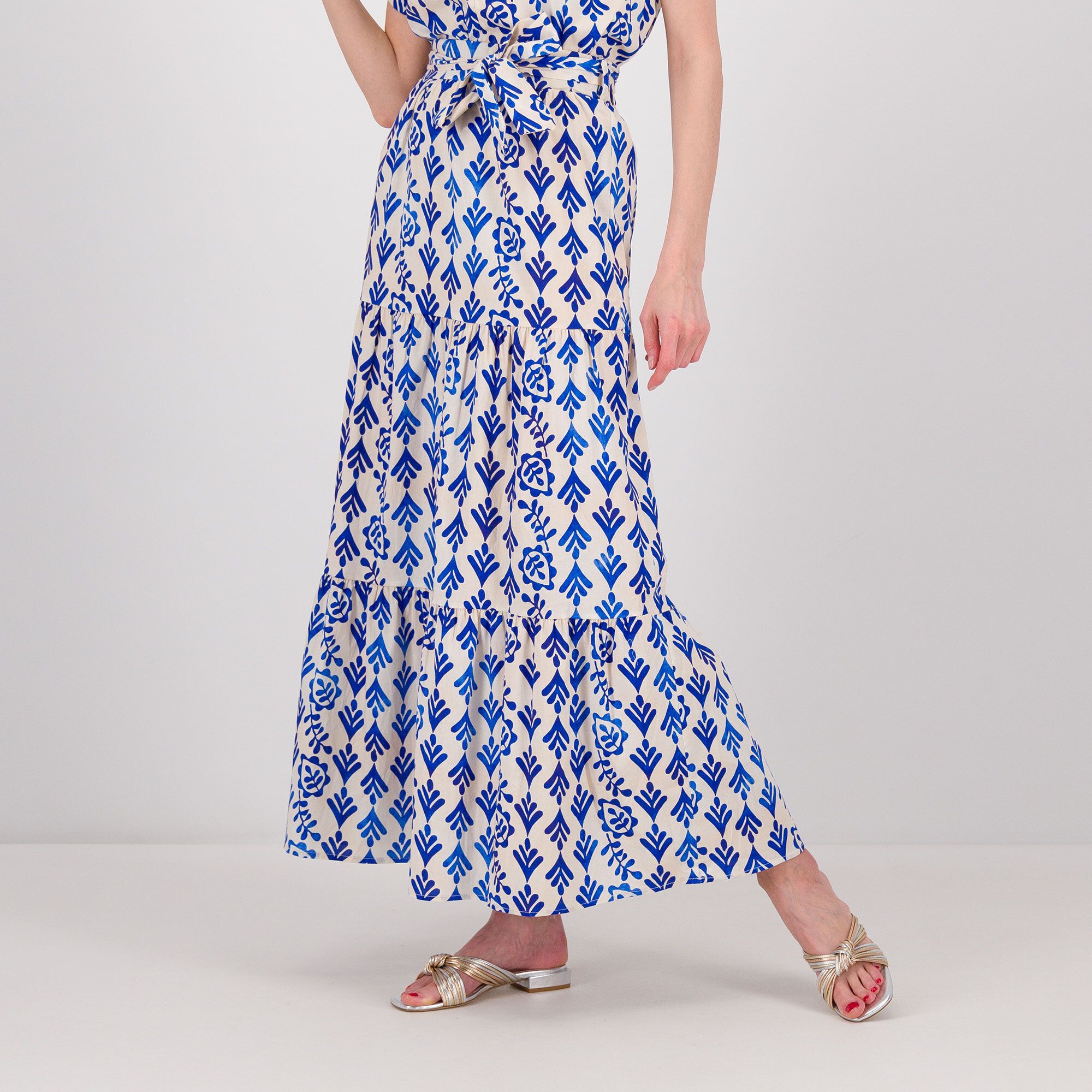 REBEKA ROSS
Gonna a balze
lunga in 
cotone fantasia