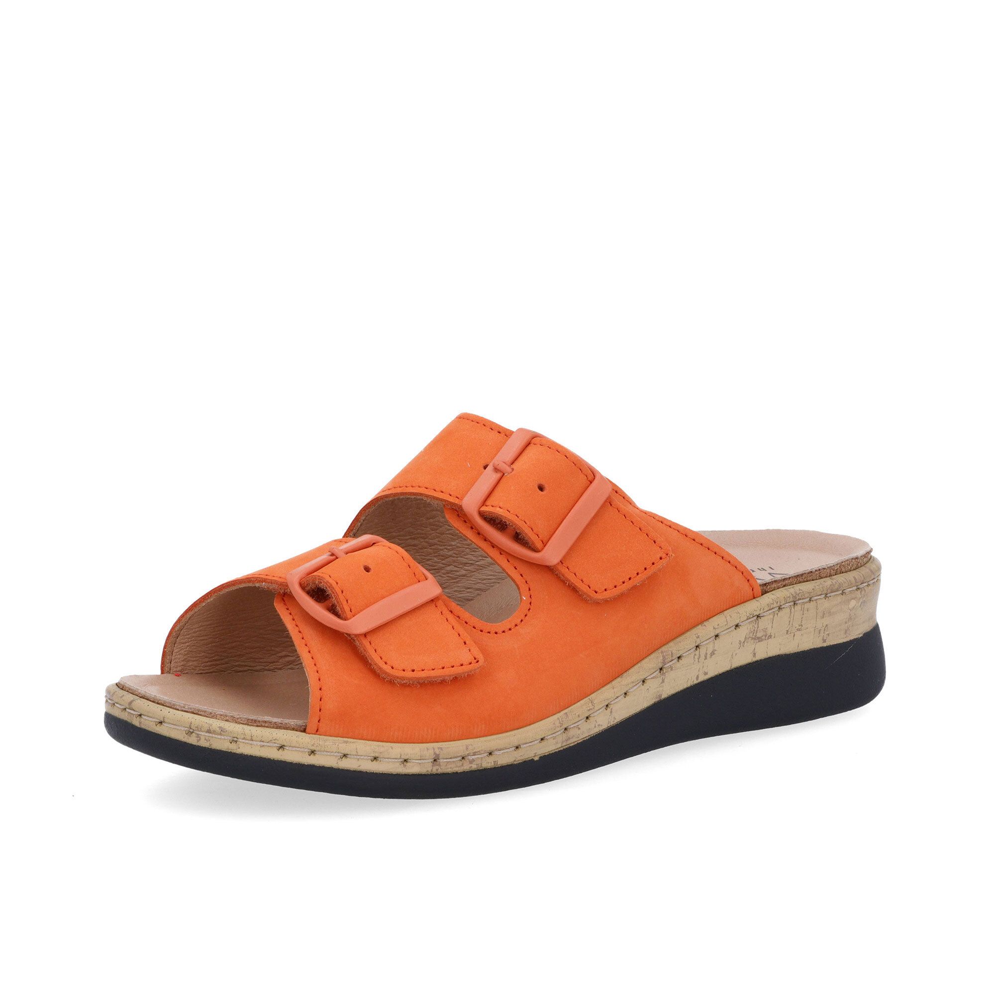 Vitaform
Sandali a ciabatta
in pelle scamosciata
con fibbie
