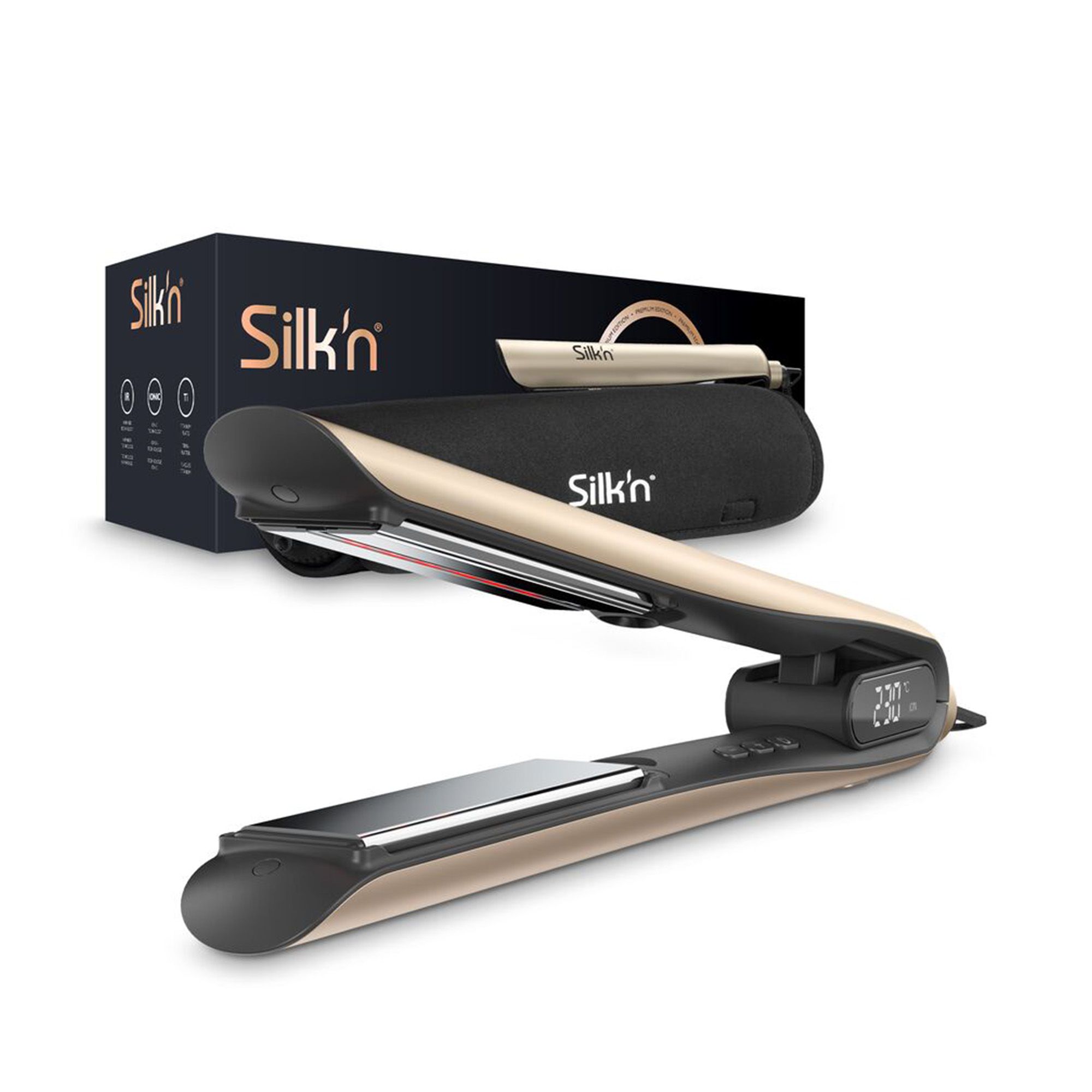 Silk’n
Piastra per capelli
a infrarossi
SilkyStraight