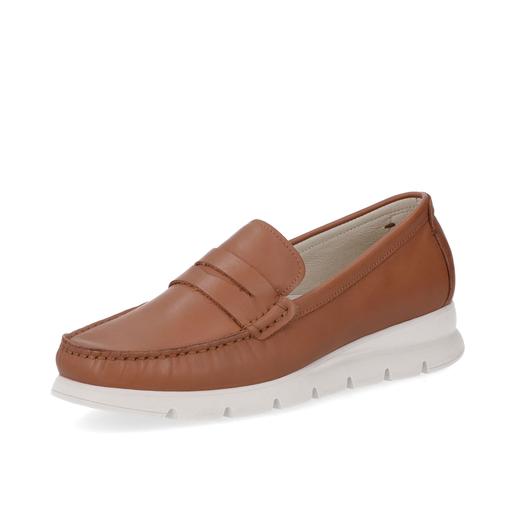 Sabatini
Mocassini in pelle
con suola a contrasto
e zeppa 4cm