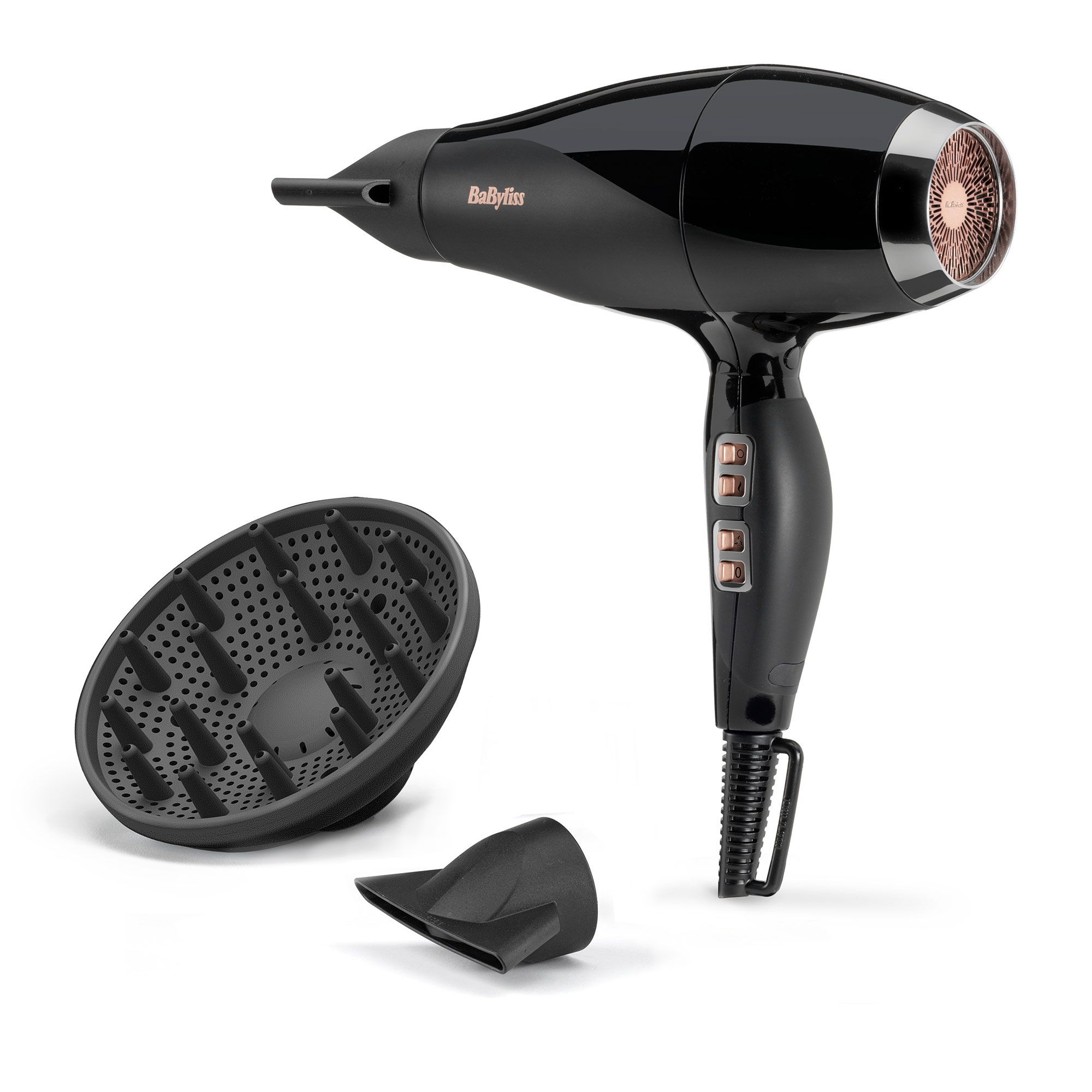 BaByliss
Air Power Pro 2300
asciugacapelli con 
motore AC da 2300 w