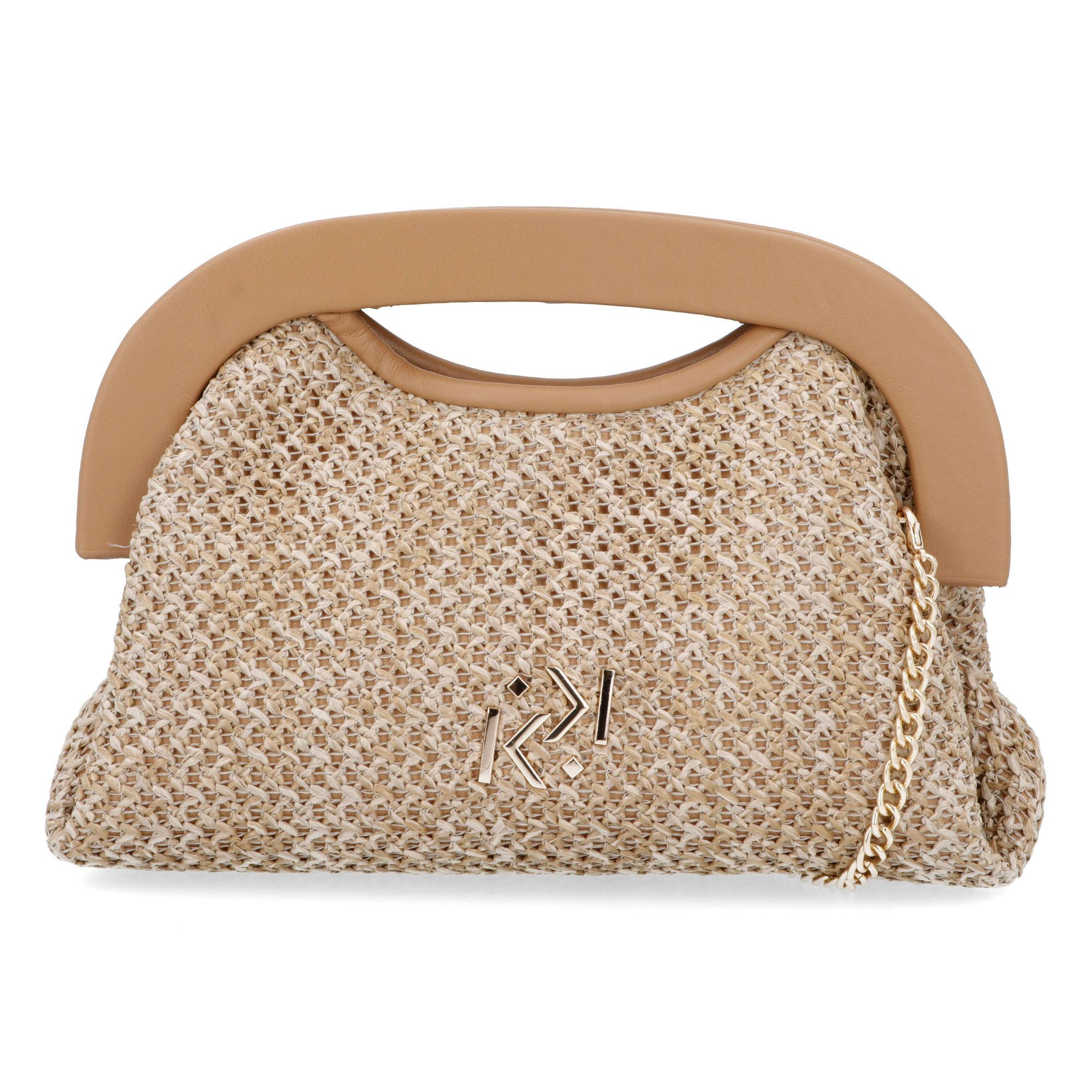 Kharisma
Borsa a mano Giorgia
in rafia con manici
in legno e tracolla