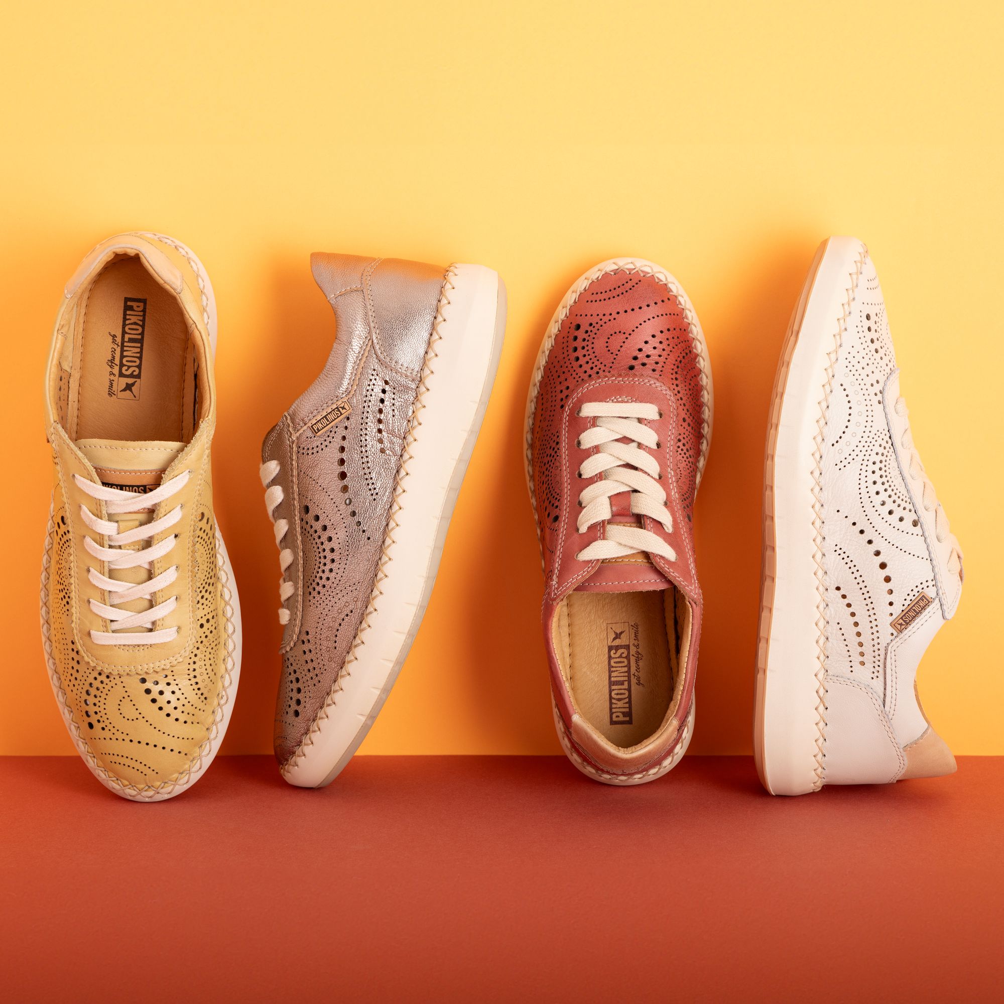 Pikolinos
Sneaker in pelle con
suola 3 cm