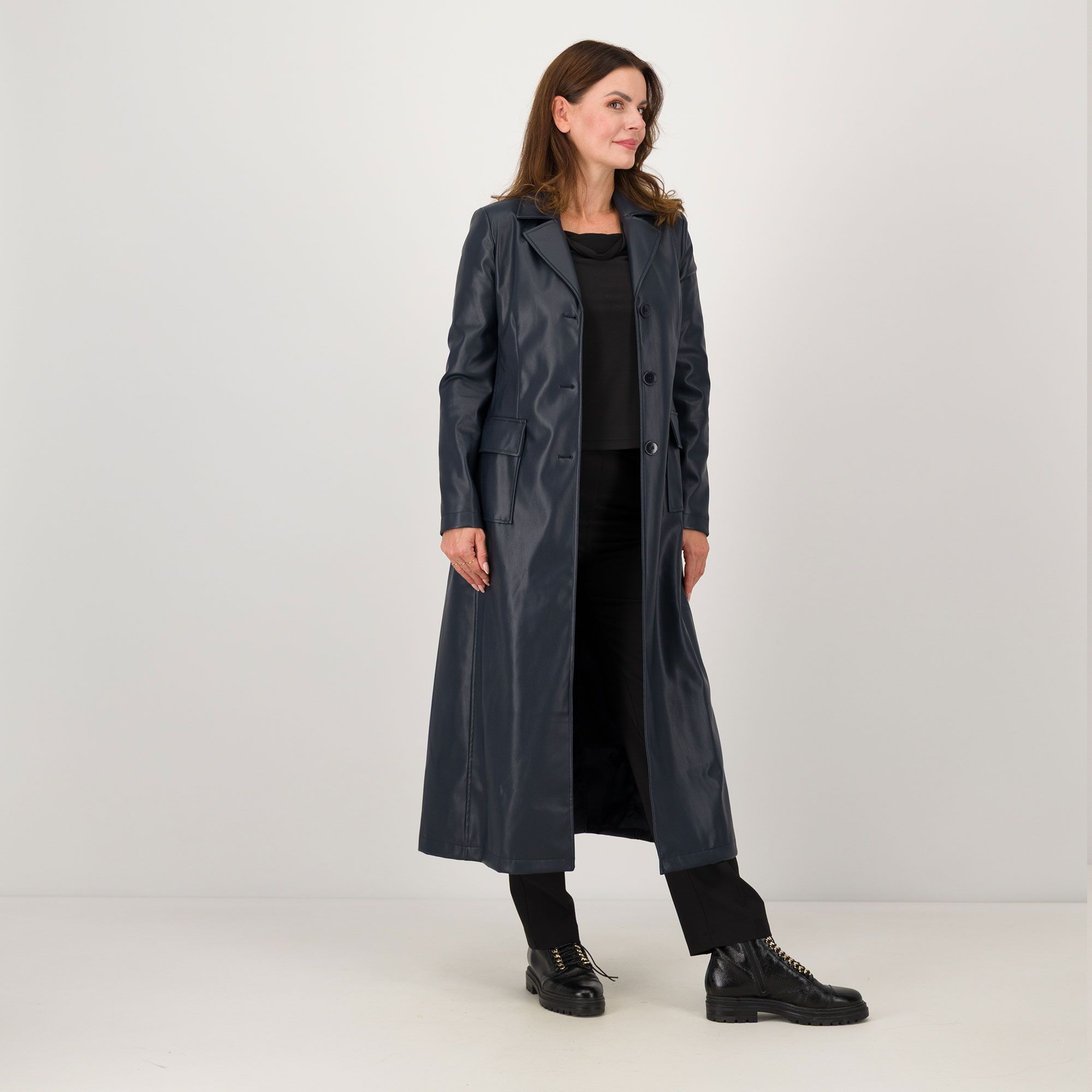 Caterina Lancini
Cappotto lungo
in tessuto
spalmato