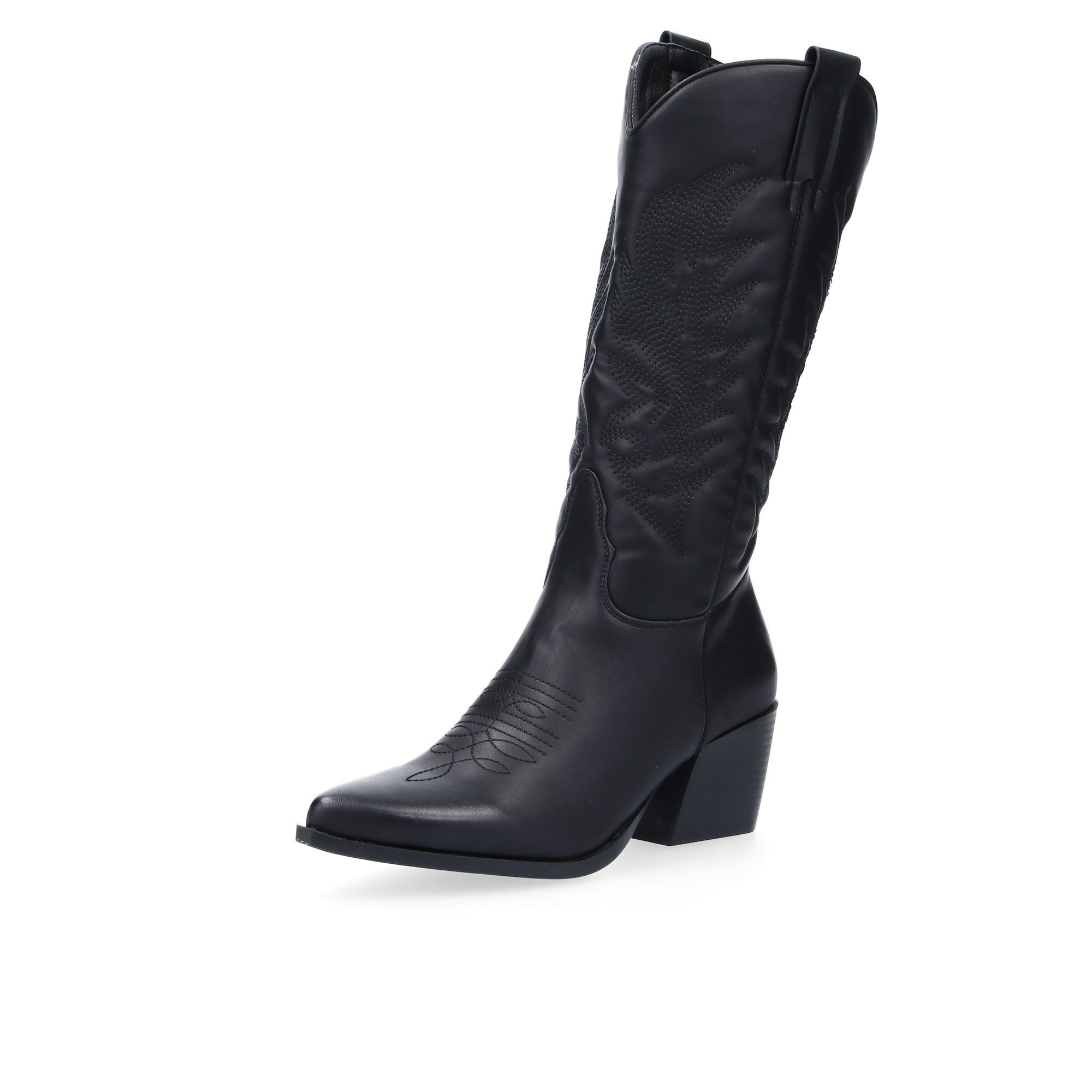 Kharisma
Stivali alti stile
texano con cuciture
tacco 6,5cm