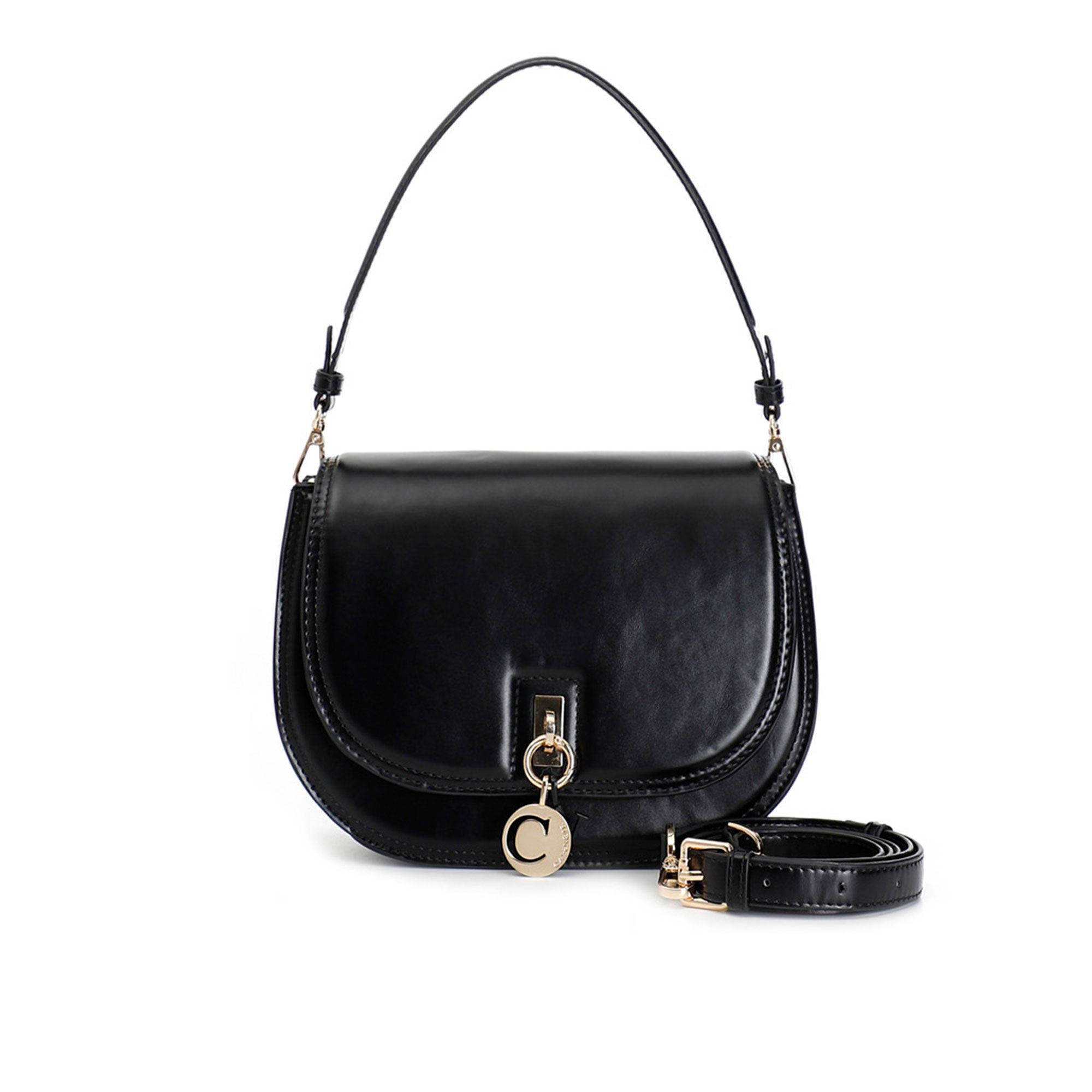 Cafè Noir
Borsa a mano
con manico imbottito
e tracolla removibile