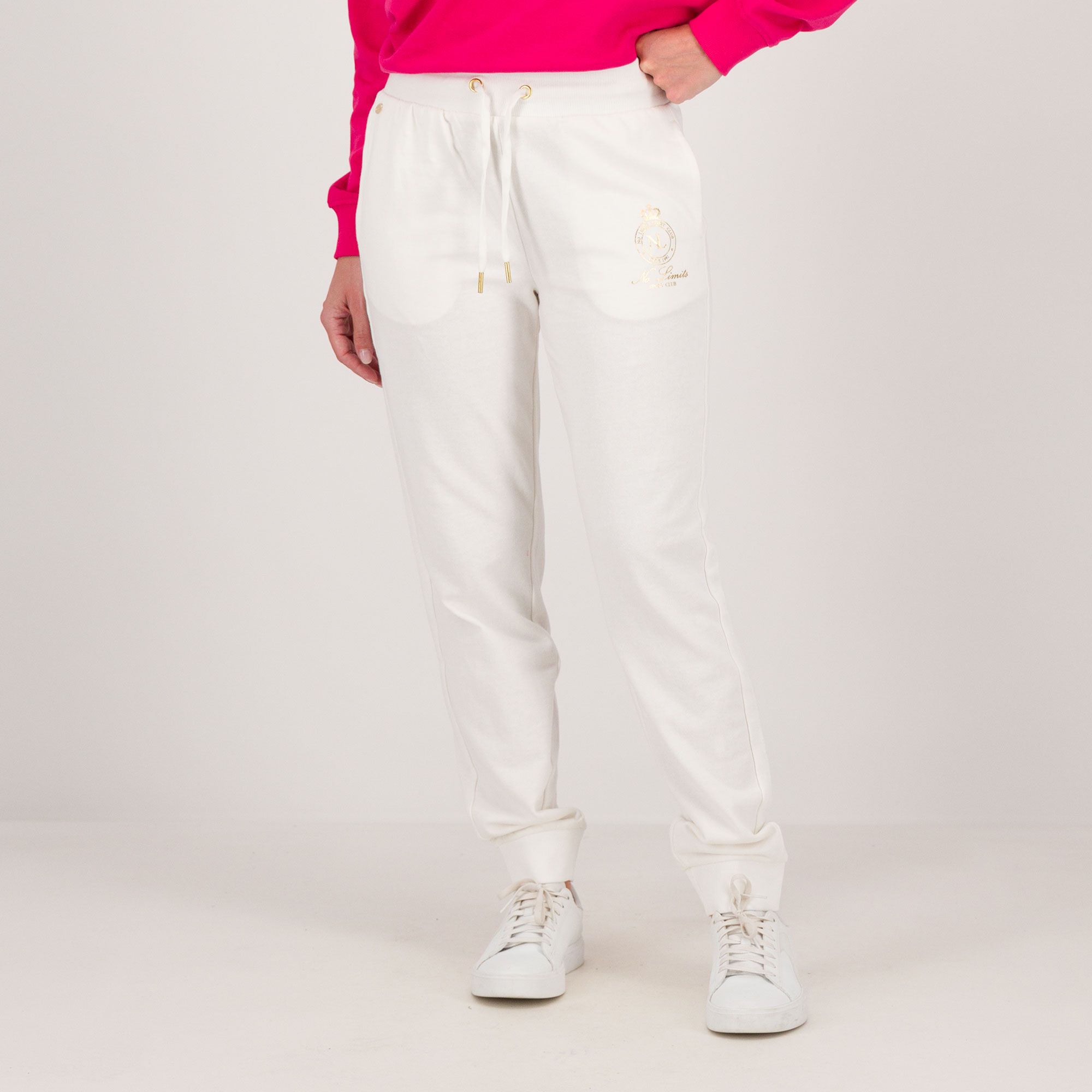 No Limits
Pantaloni jogger
in felpa con elastico
e coulisse
