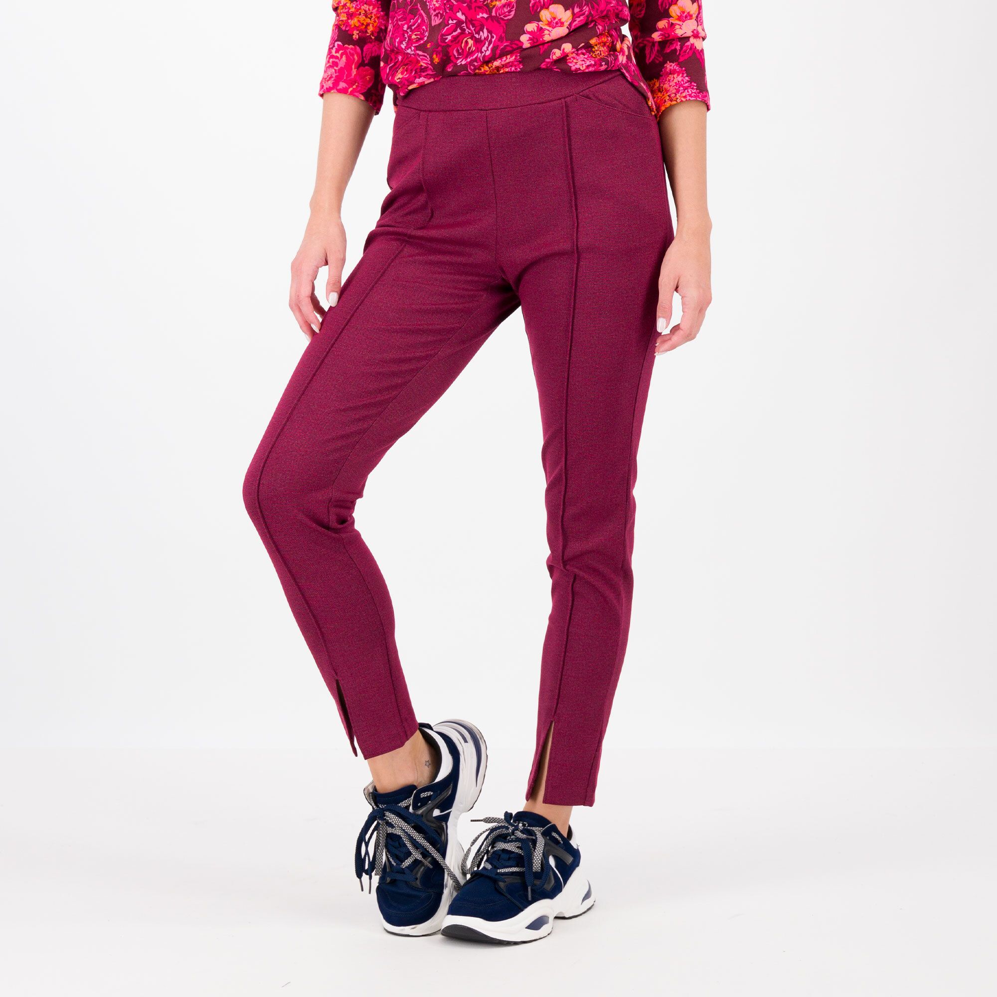Isaac Mizrahi Live
Pantaloni slim con
elastico in vita e
pince