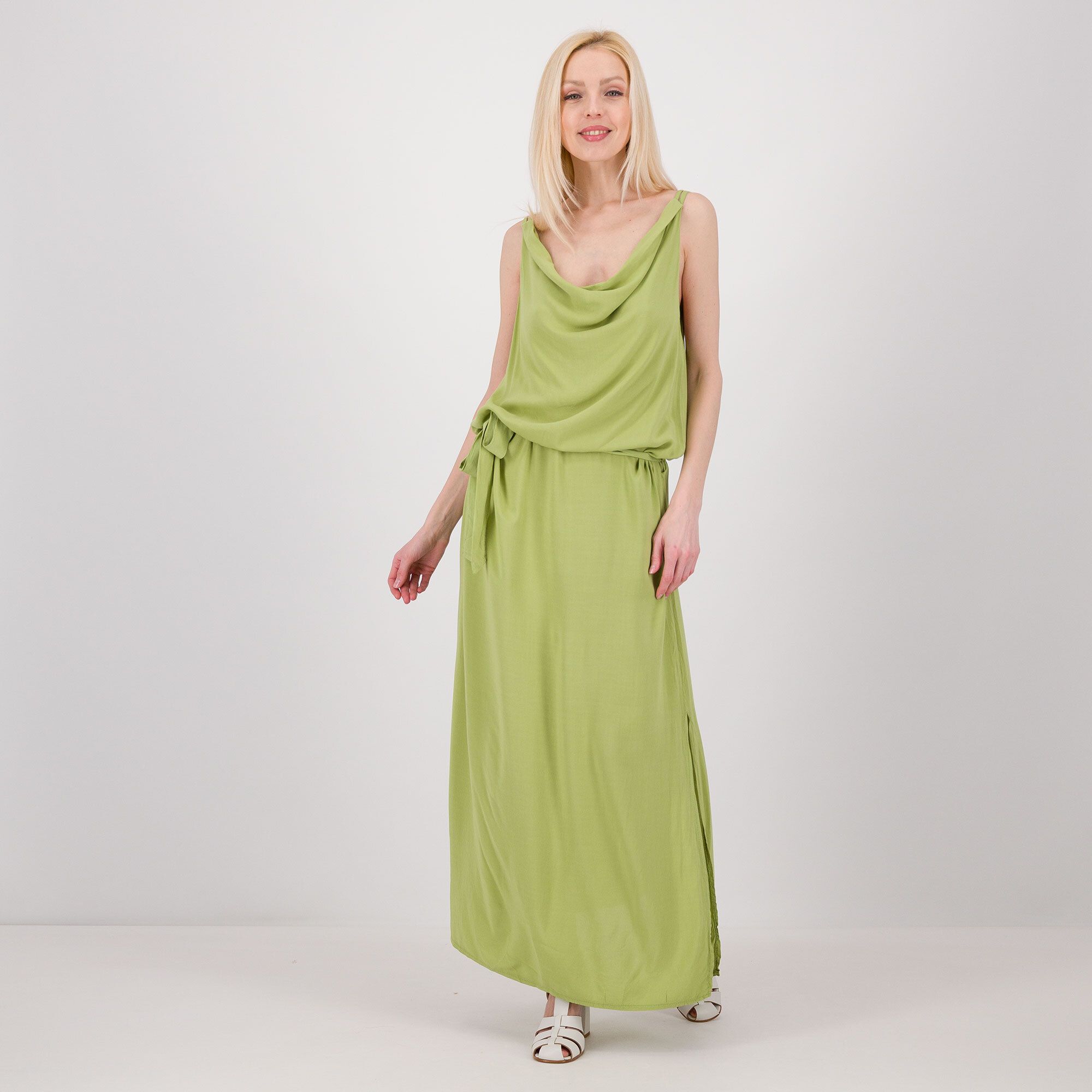 REBEKA ROSS
Abito lungo 
con spalline con 
collo drappeggiato