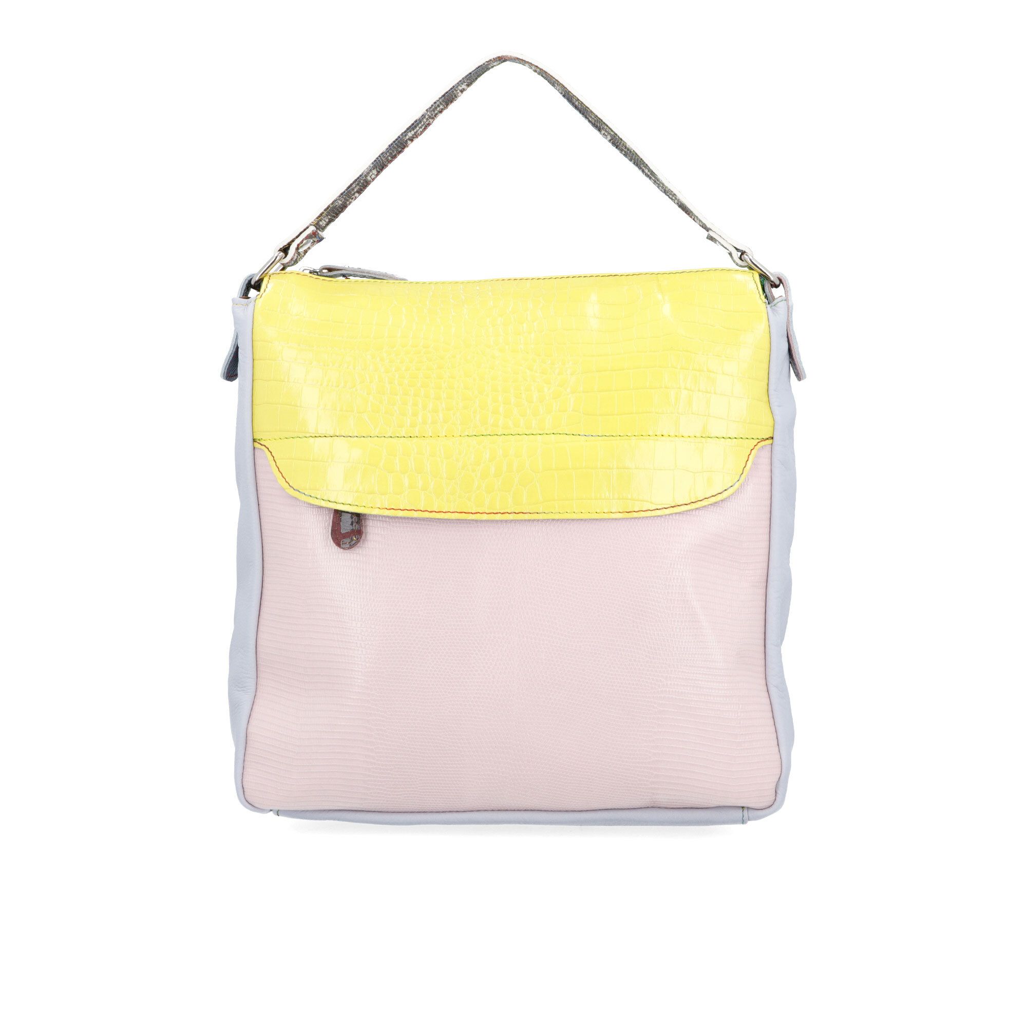 Ebarrito
Borsa a spalla in
pelle patchwork
Country Bag