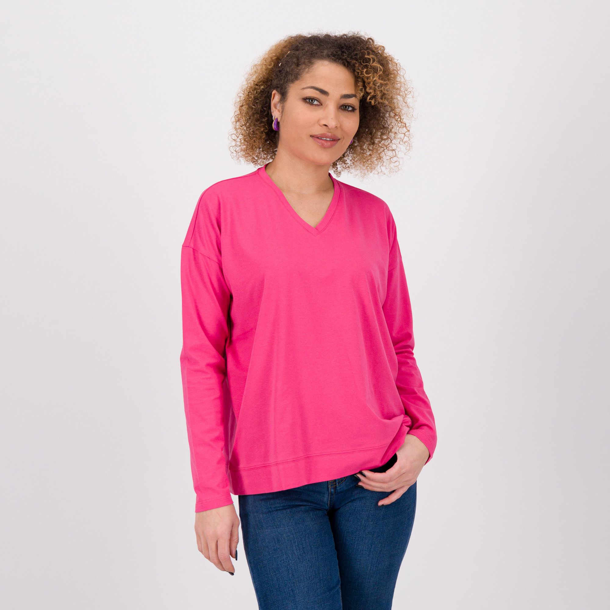 Wynne Layers
Maglia a scatola
in cotone con 
maniche lunghe