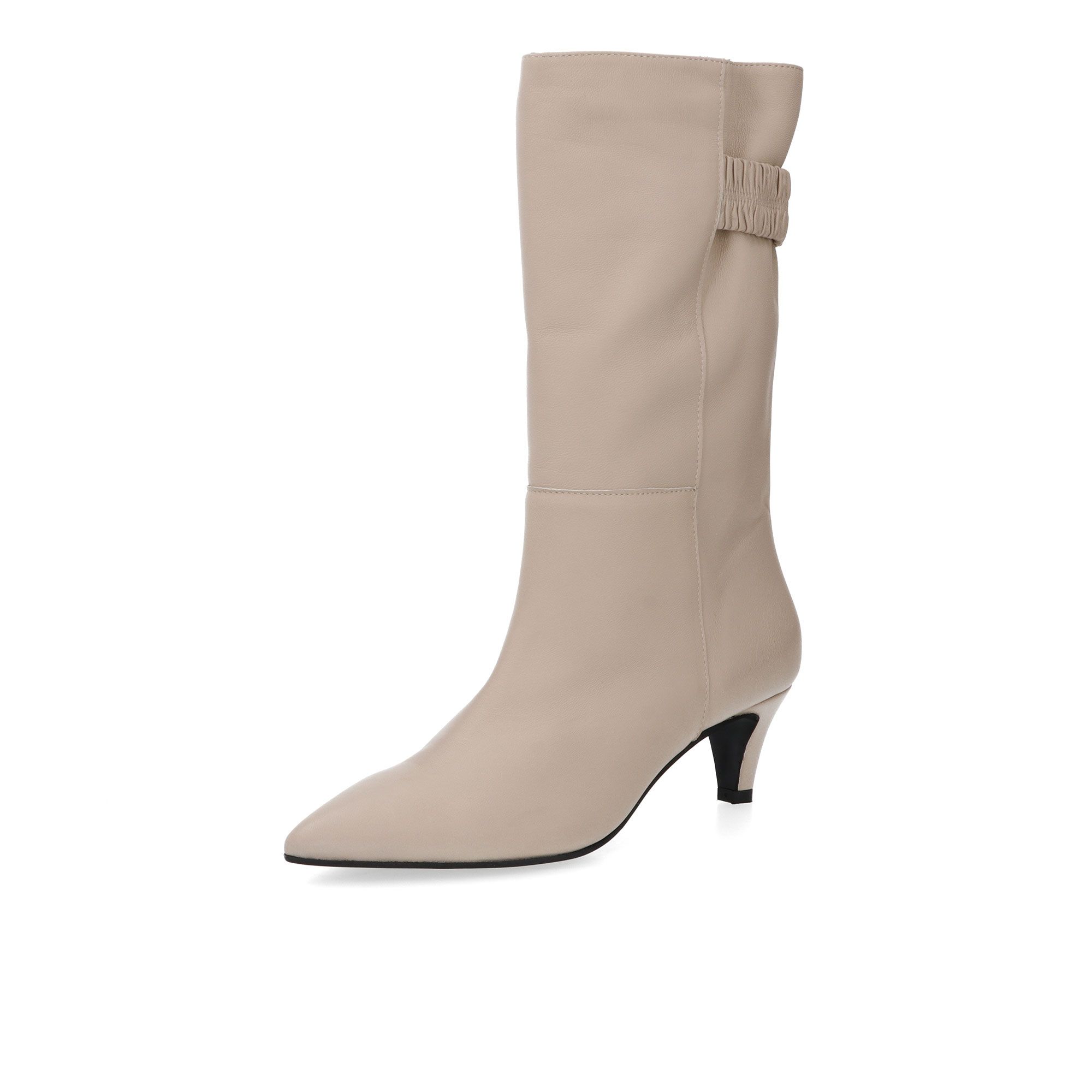 Galieti
Stivali 3/4 in pelle
con fascia elastica
e tacco 5,5cm