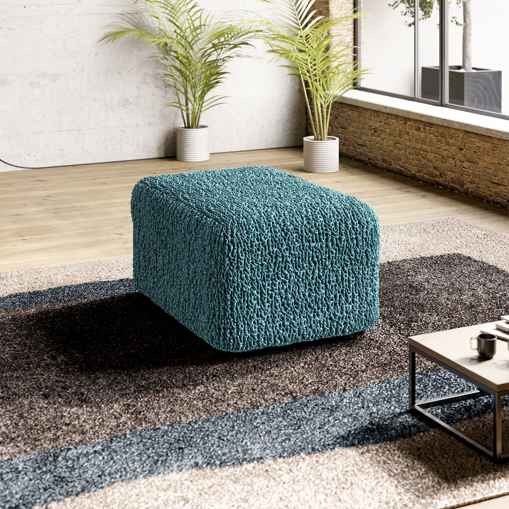 Paulato by Ga.i.co
Copripouf in
tessuto bielastico
Velvet goffrato