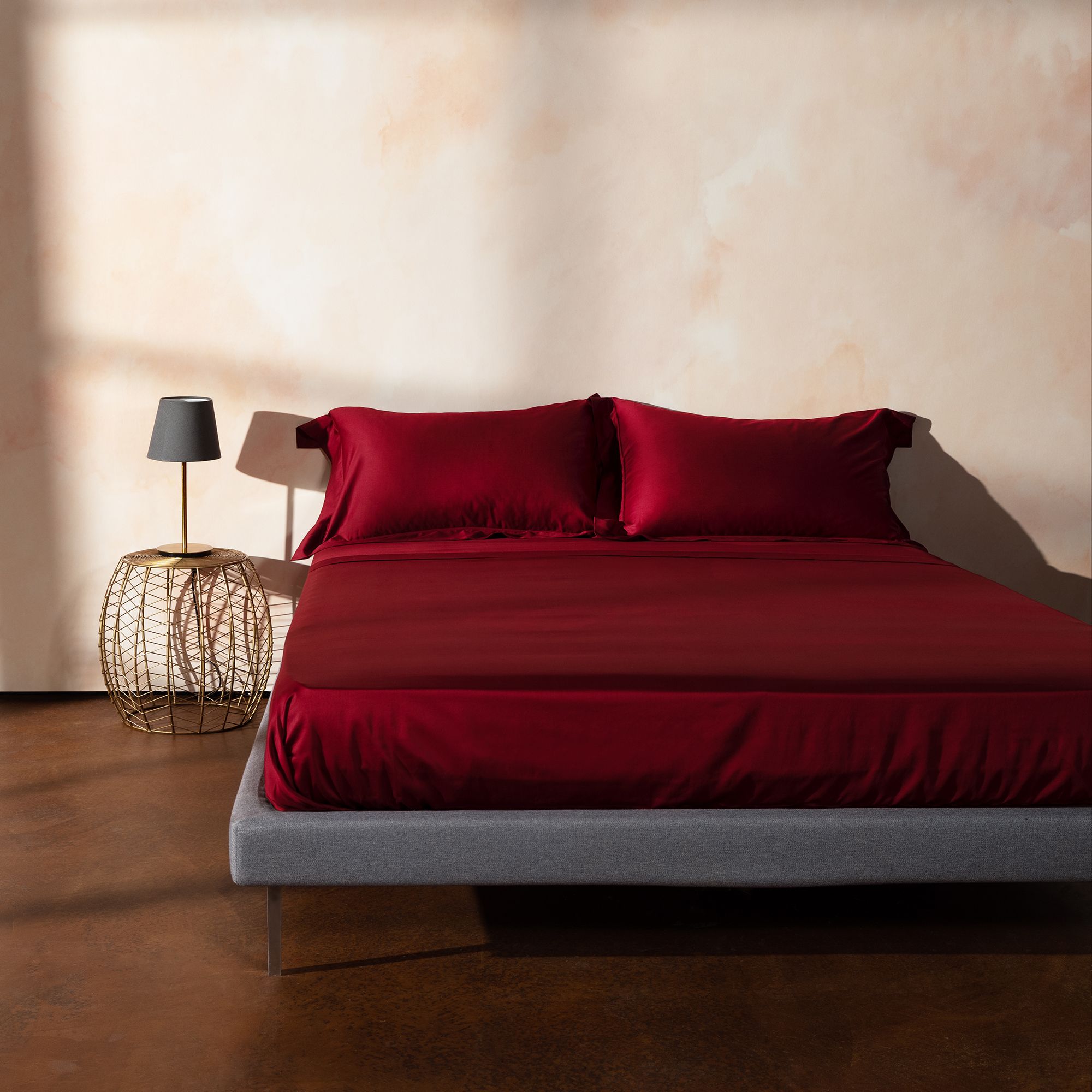 QVC Ferò Elegance Ajour Completo Letto matrimoniale in raso con orlo a giorno