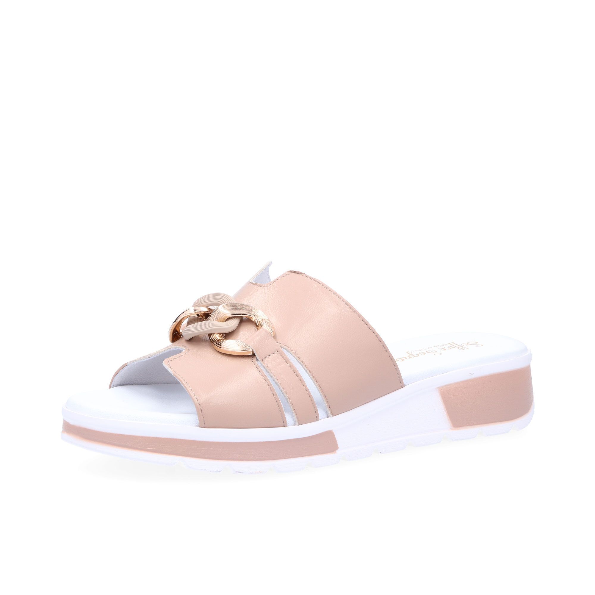 Soffice Sogno
Sabot in pelle
catena ornamentale
e tacco 4 cm