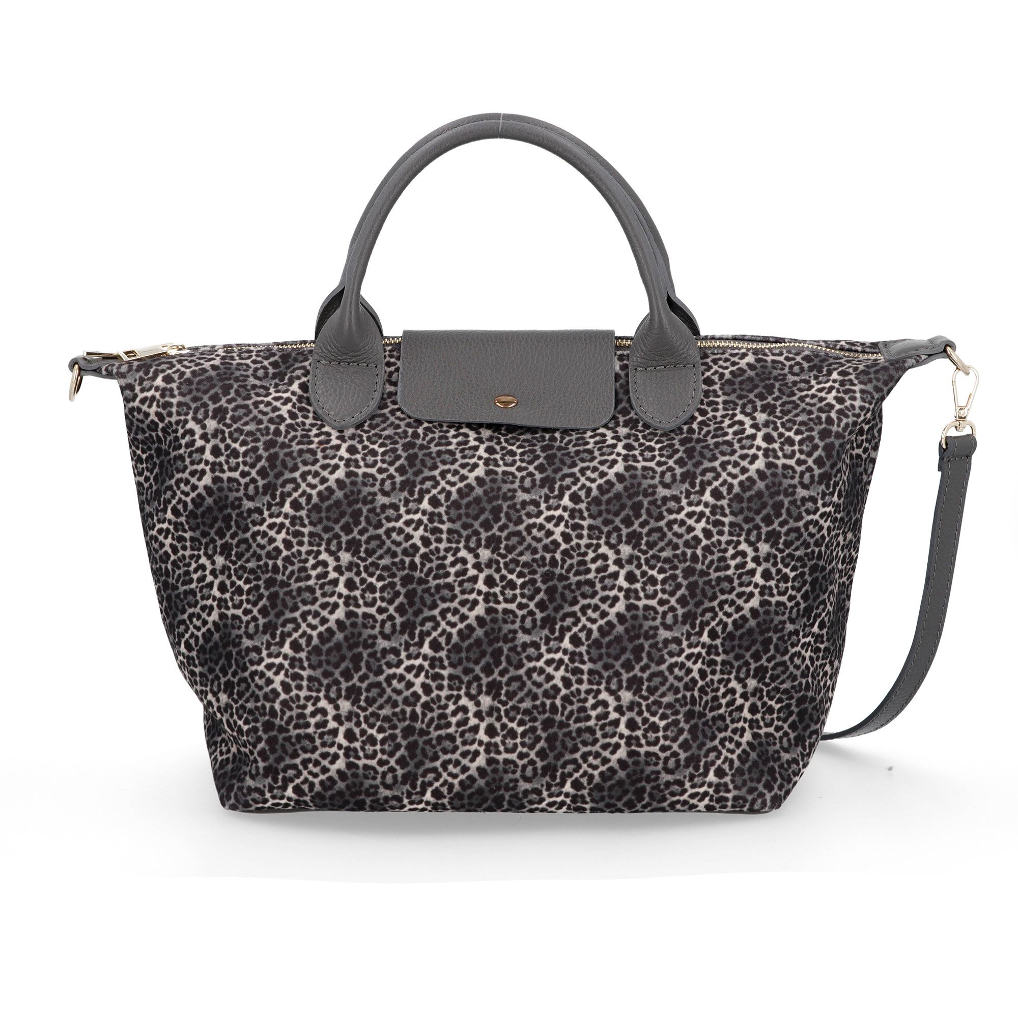 Le Corone Bags
Borsa a mano
Leo Velvet in pelle
e velluto maculato