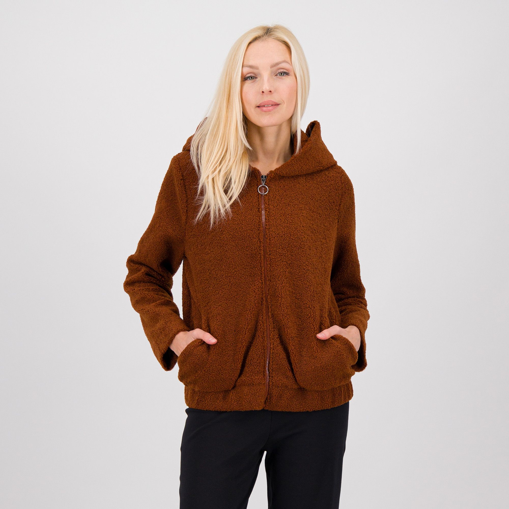 Studio 19
Giubbotto teddy
con cappuccio