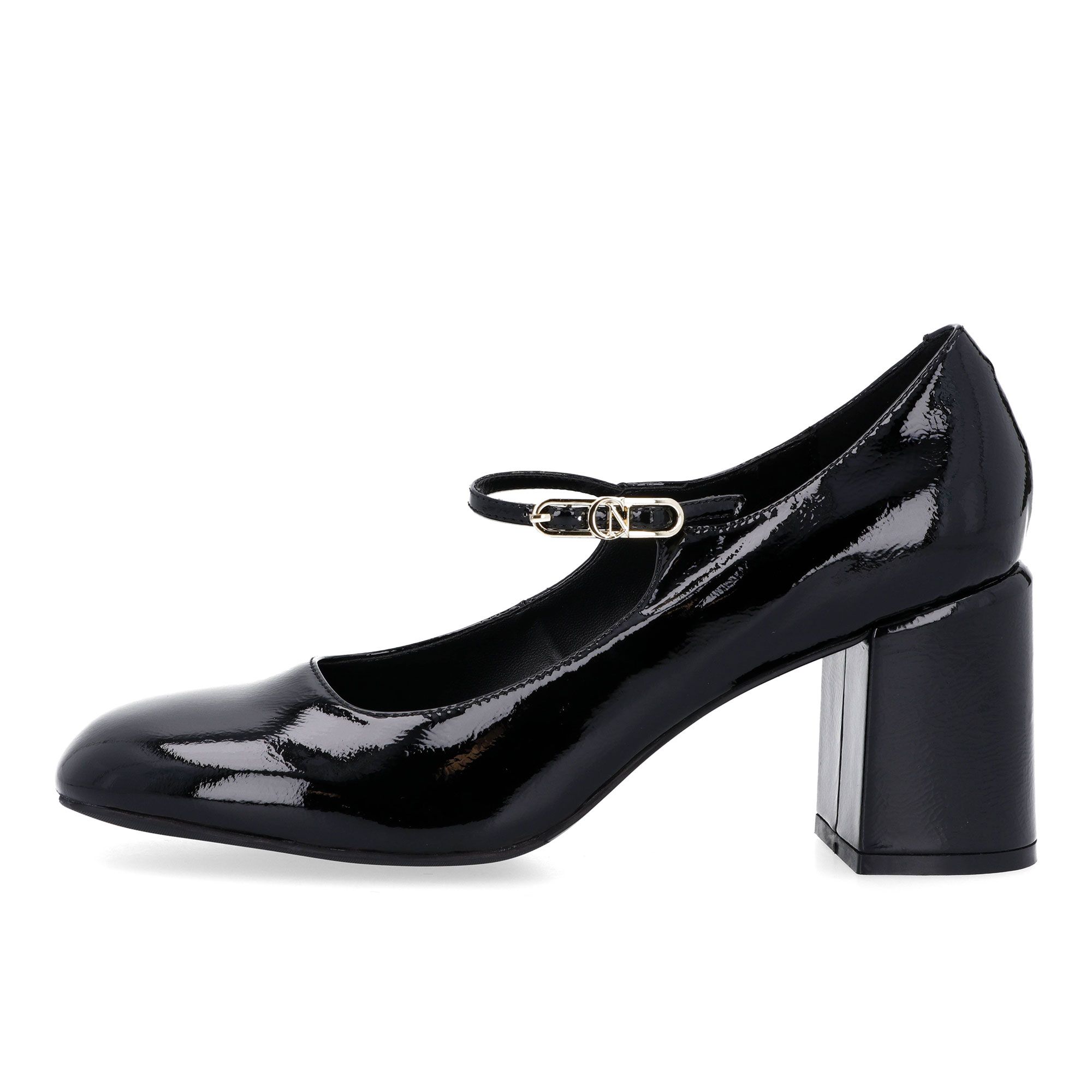 Cafè Noir
Mary Jane in pelle
con punta quadrata
con tacco ampio 8 cm
