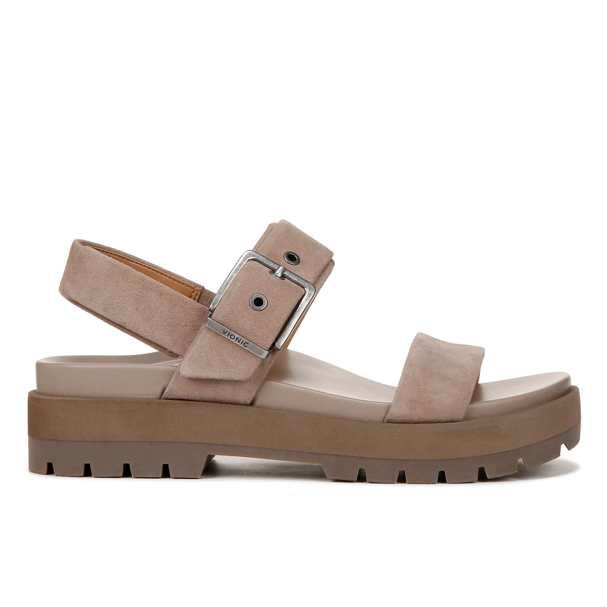 Vionic
Sandali a fasce
in pelle, soletta
con supporto ortotico