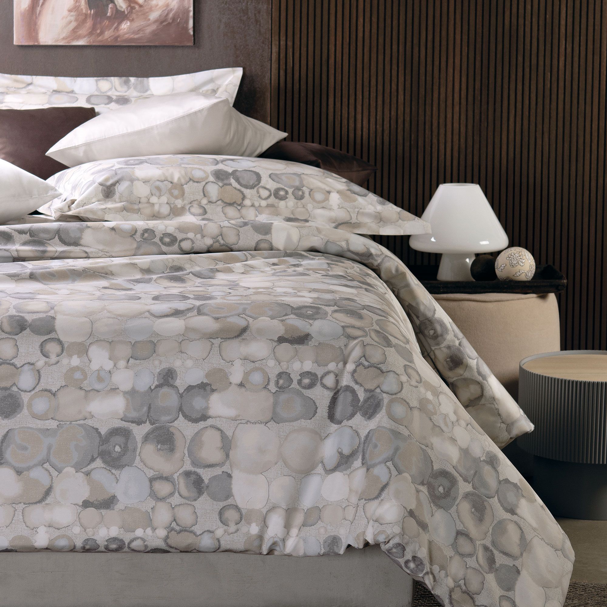 Dondi Home Parure copripiumino matrimoniale 100% cotone 200 T.C.