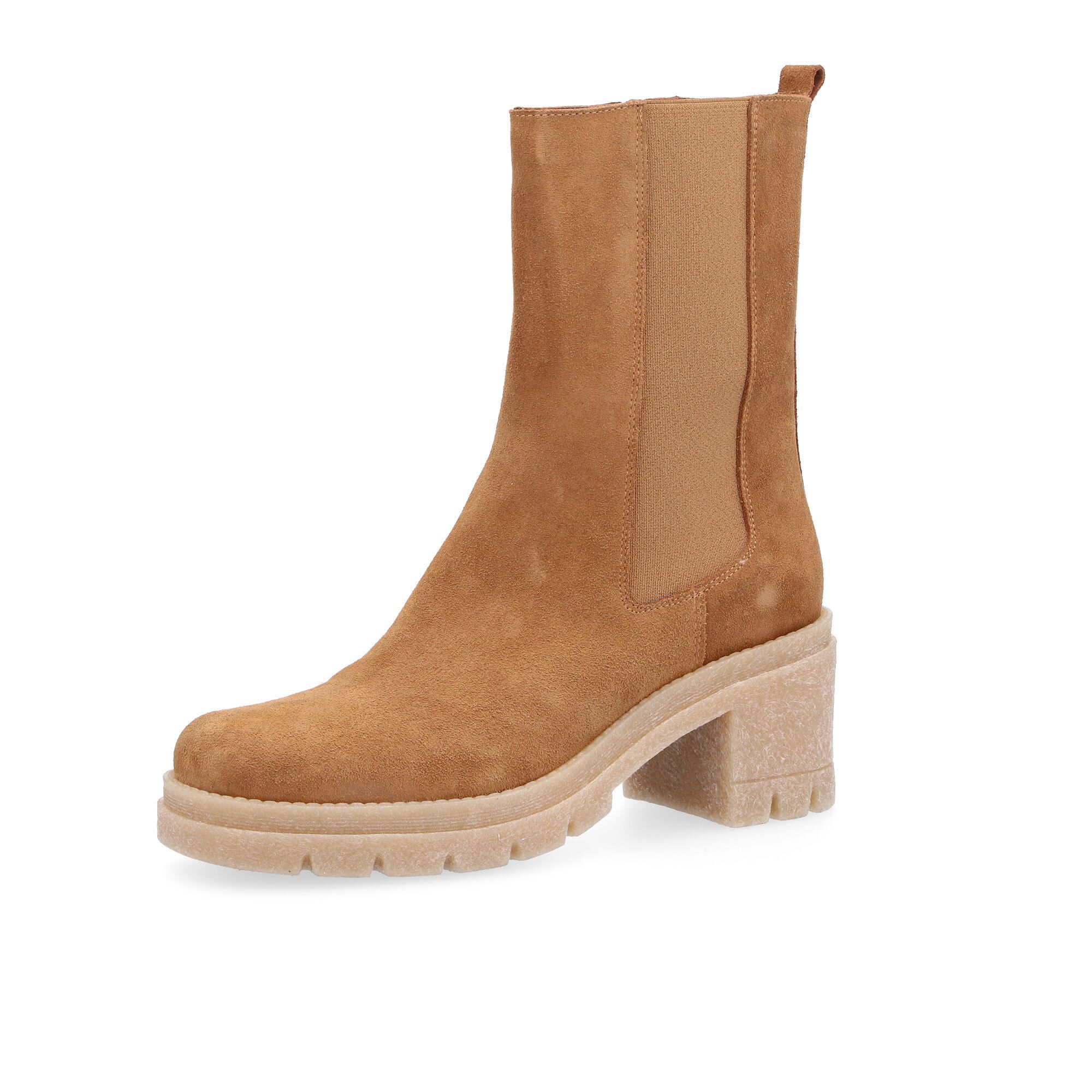 Galieti
Stivaletti in pelle
con inserto elastico
e tacco 7 cm