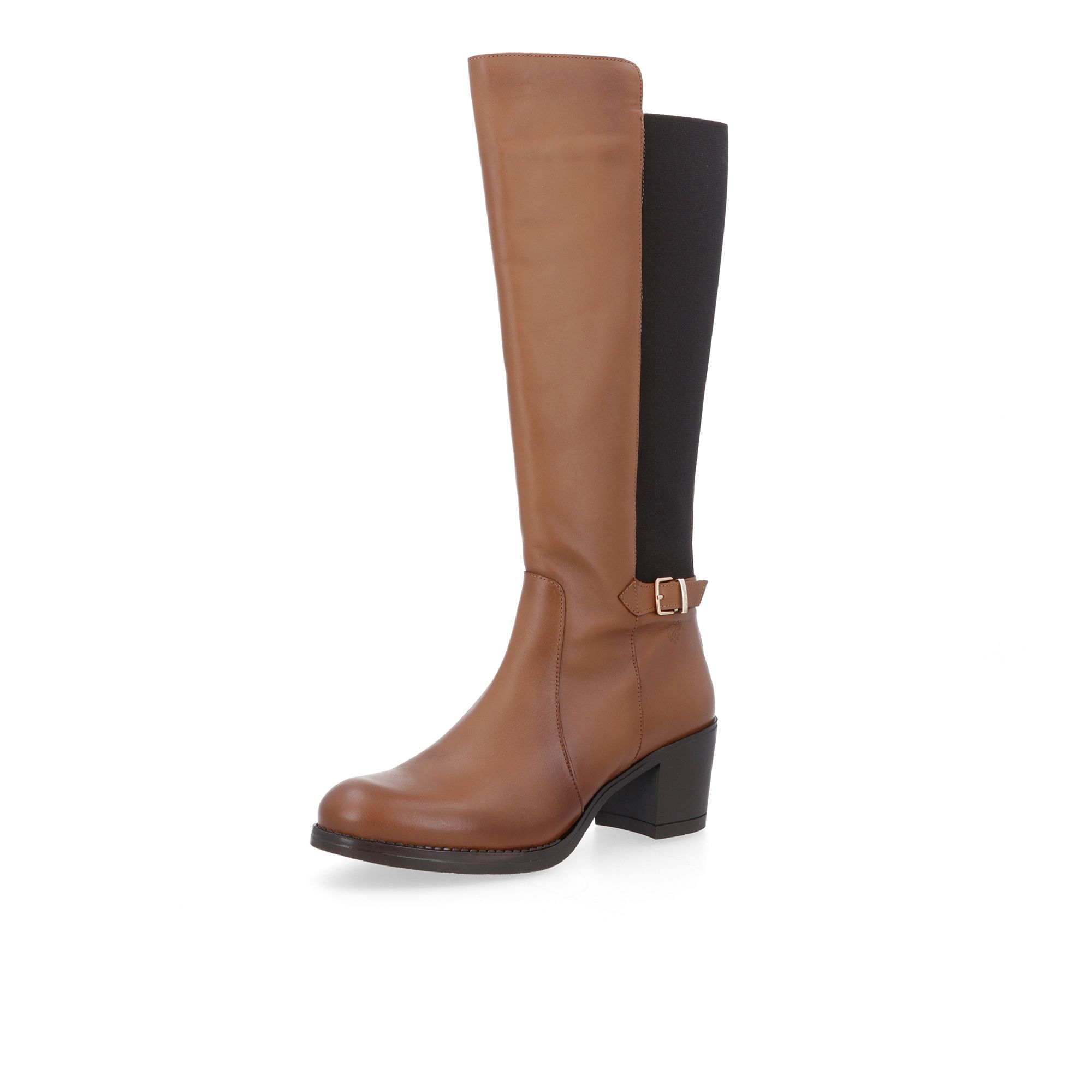 YOKONO
Stivali in pelle con
inserto elastico e
tacco 6,5 cm