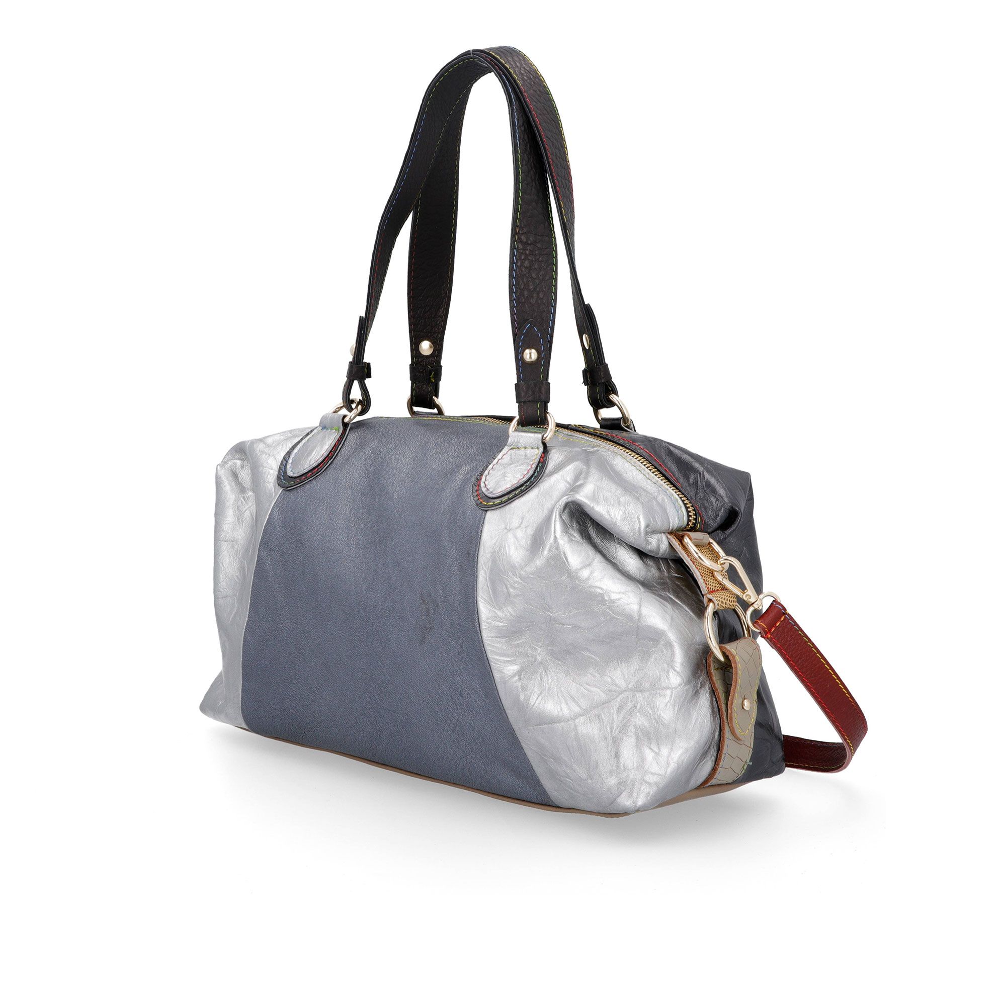 Ebarrito
Borsa a spalla
Clashy in pelle
patchwork