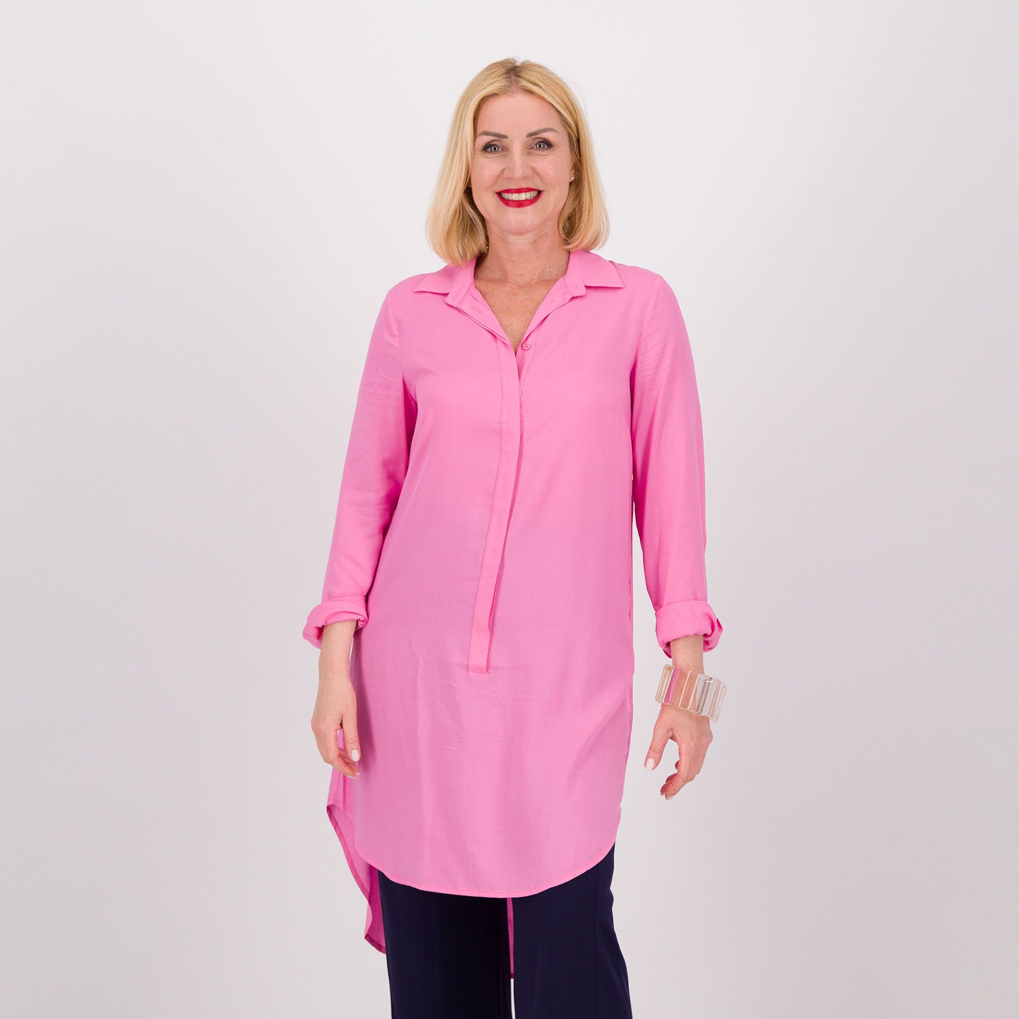Caterina Lancini Camicia a maniche lunghe in mussola di viscosa