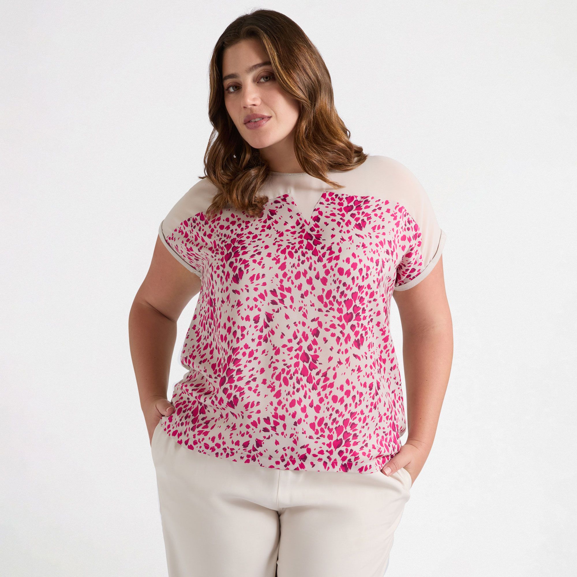 Fiorella Rubino
T-shirt manica corta
con dettaglio
stampato