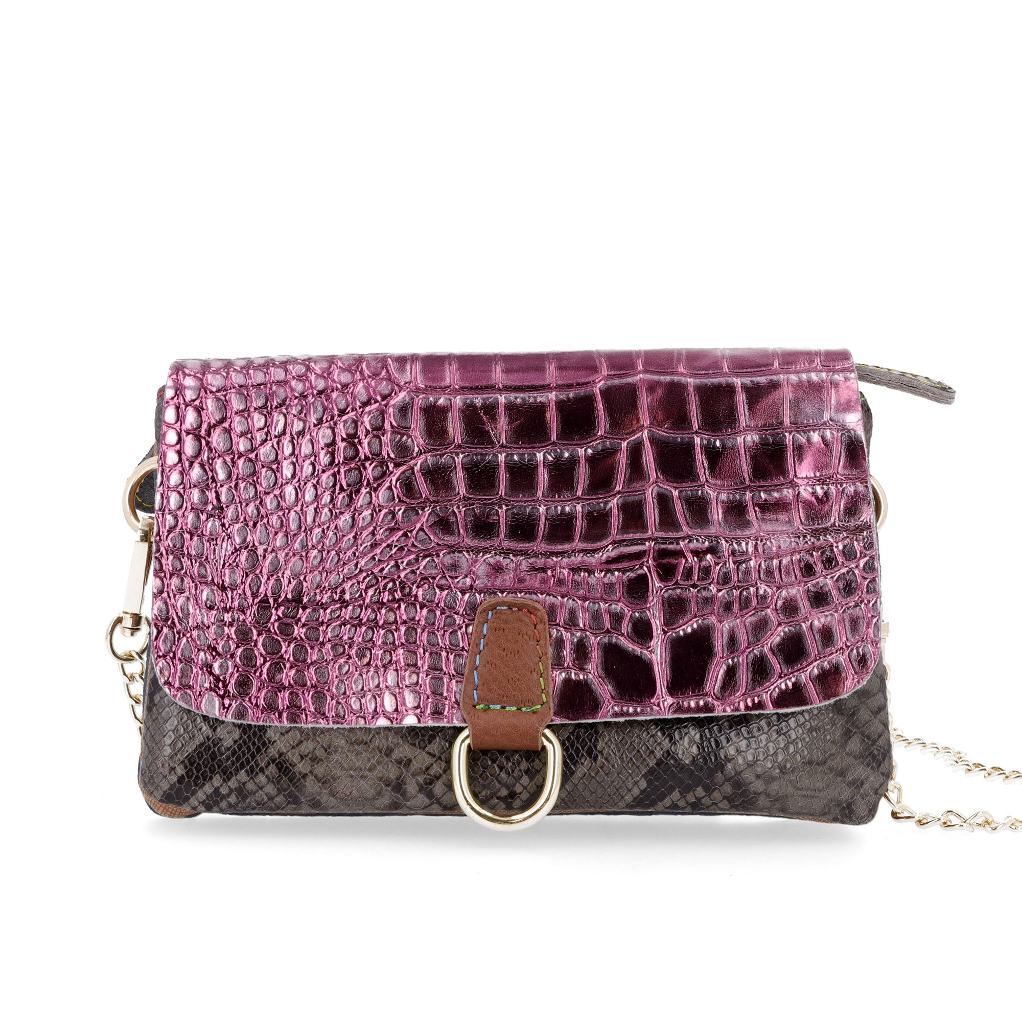 Ebarrito
Mini Surf & Turf
Pochette in pelle
patchwork
