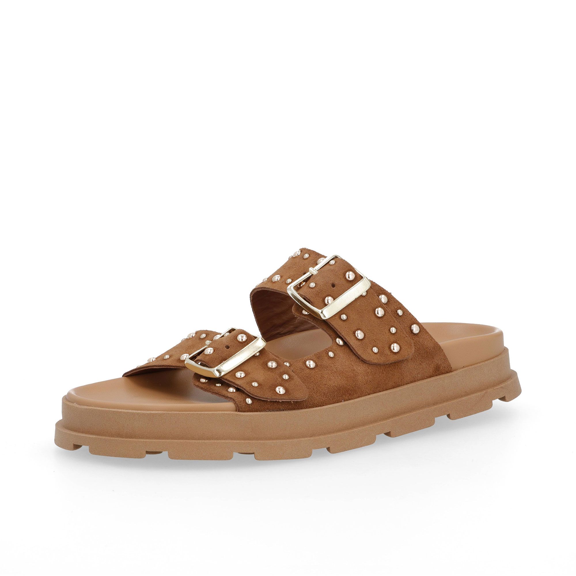 Galieti
Sandali in pelle
con fasce decorate
e suola 3 cm