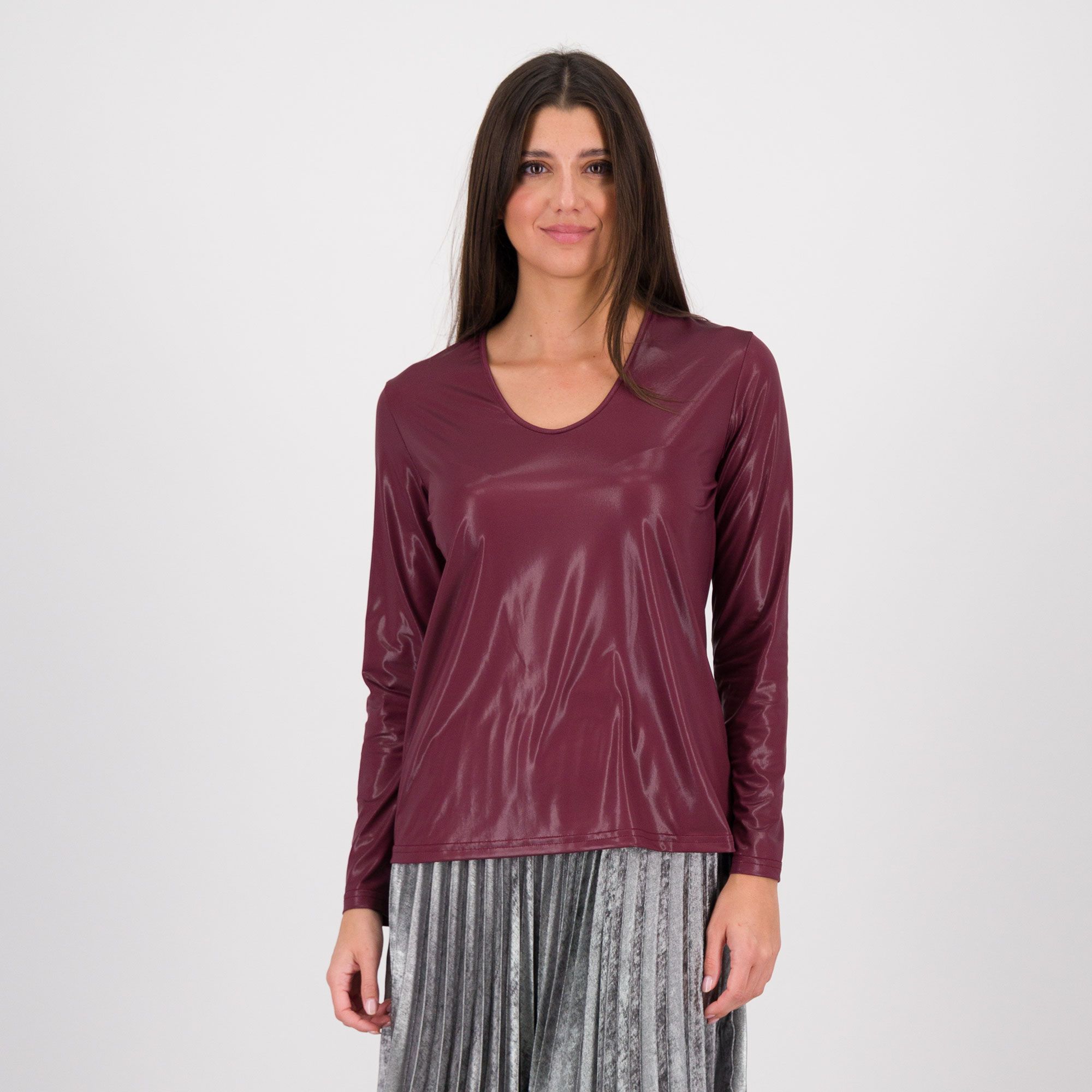 Bianca Della Torre
Blusa in jersey
stretch con maniche
lunghe