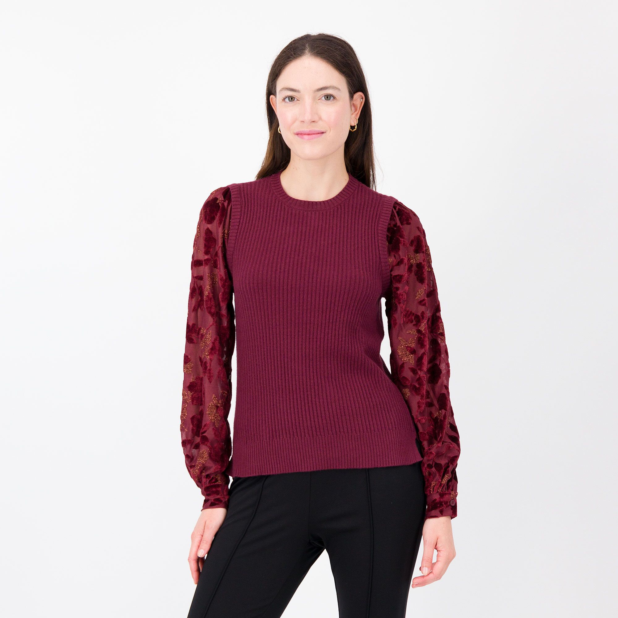 Isaac Mizrahi Live
Maglia in velluto a
maniche lunghe