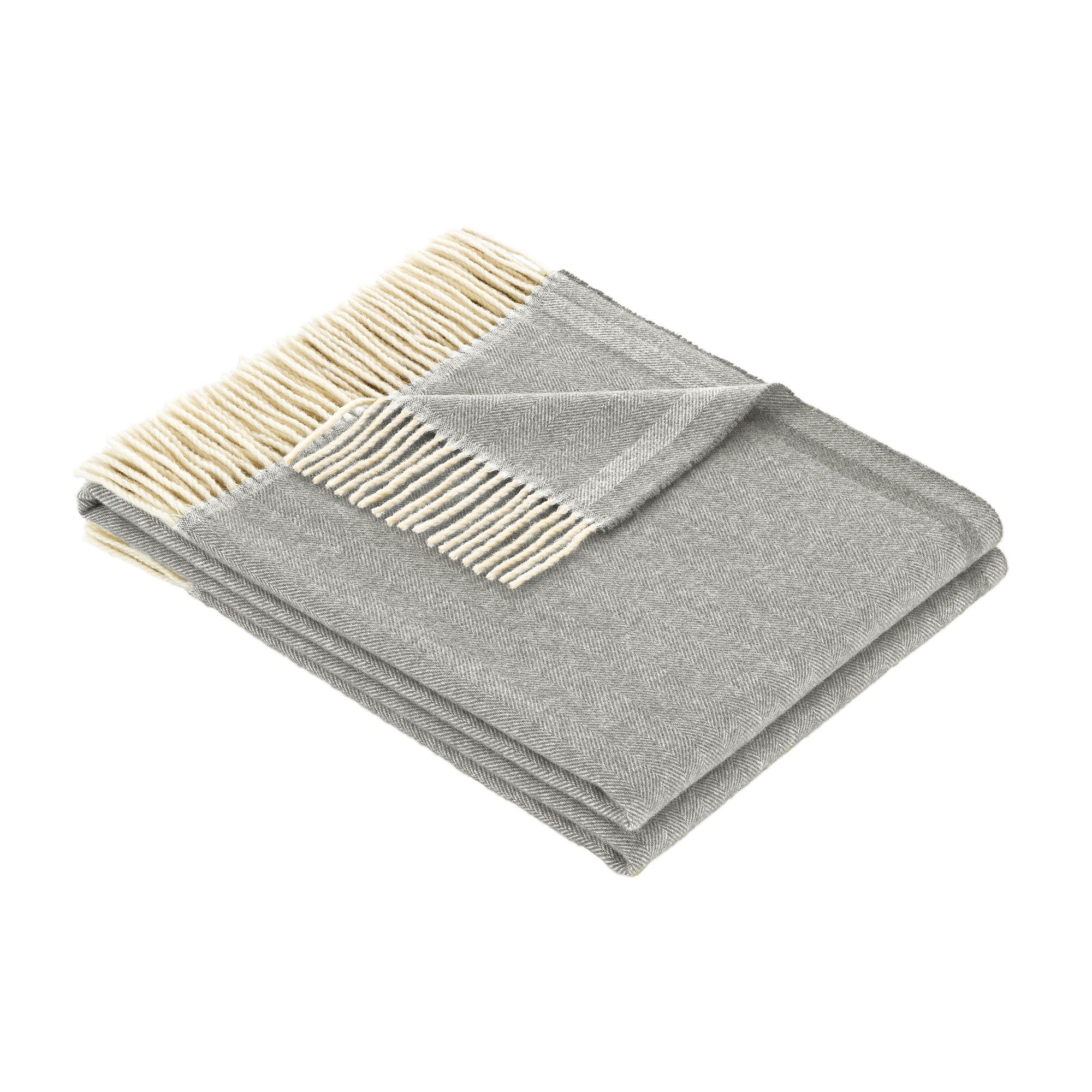 Marzotto Home Plaid in lana DONGIOVANNI e cashmere con frange