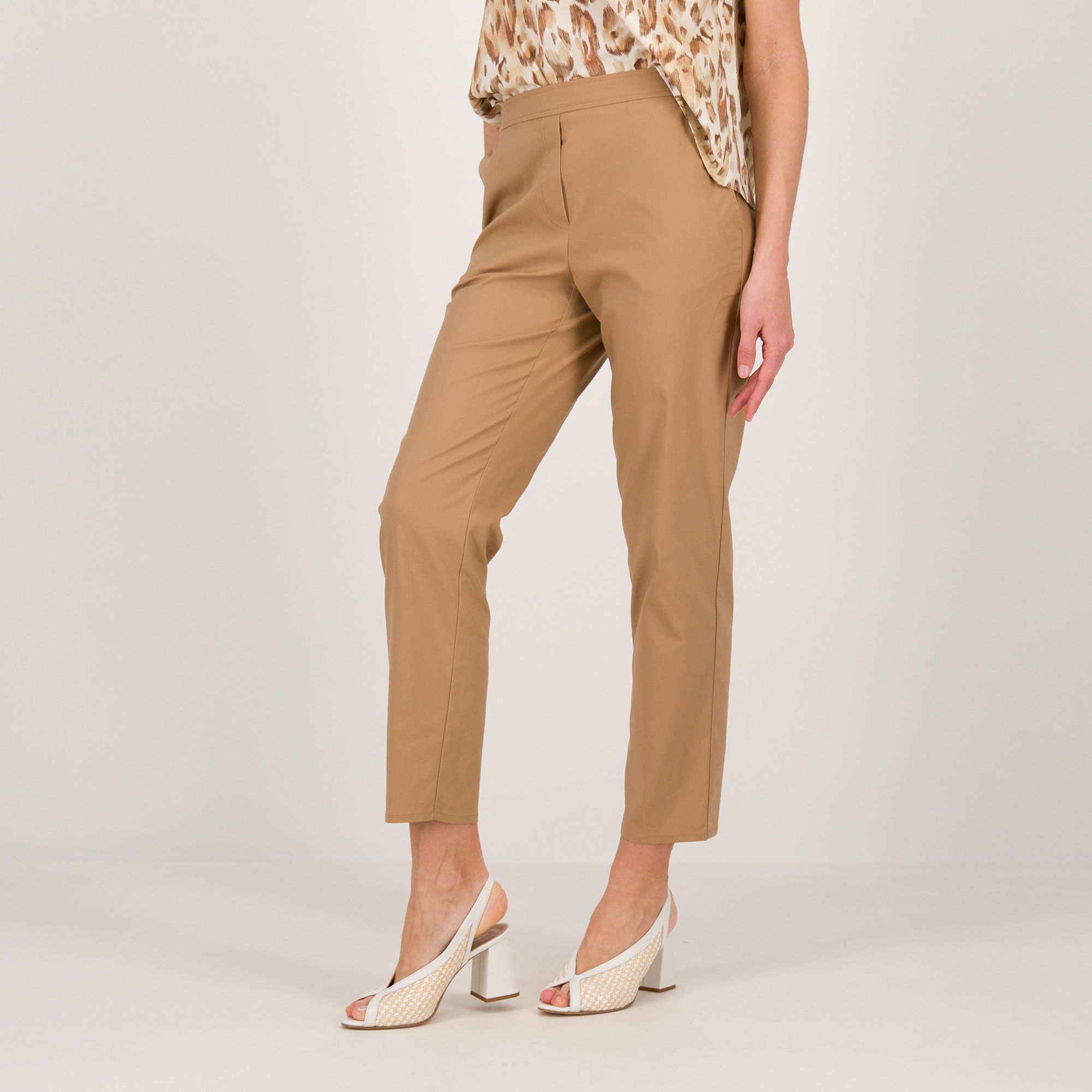 Extesa Pantaloni con elastico in vita in misto cotone