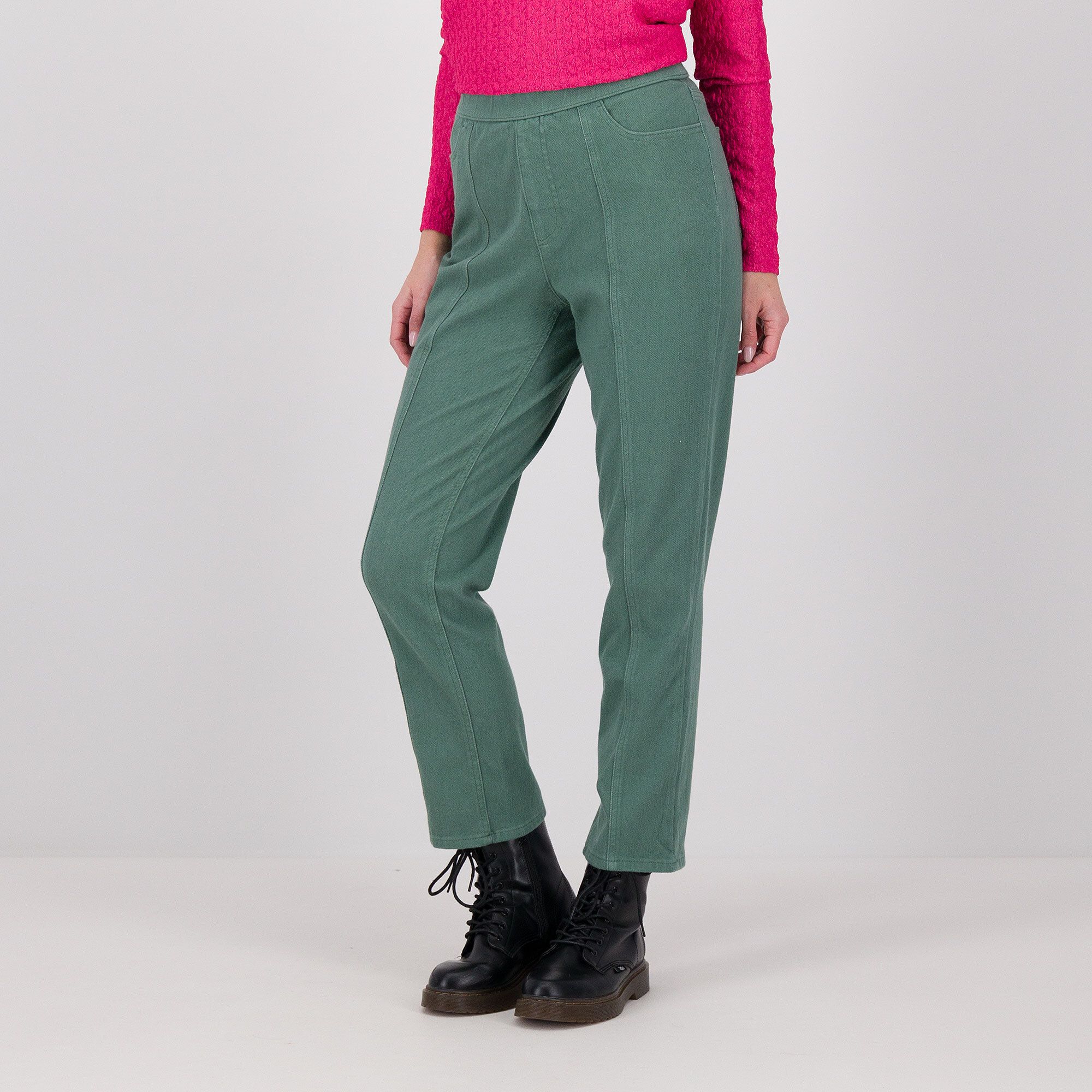 Isaac Mizrahi Live!
Jeans stretch a
gamba dritta con
elastico