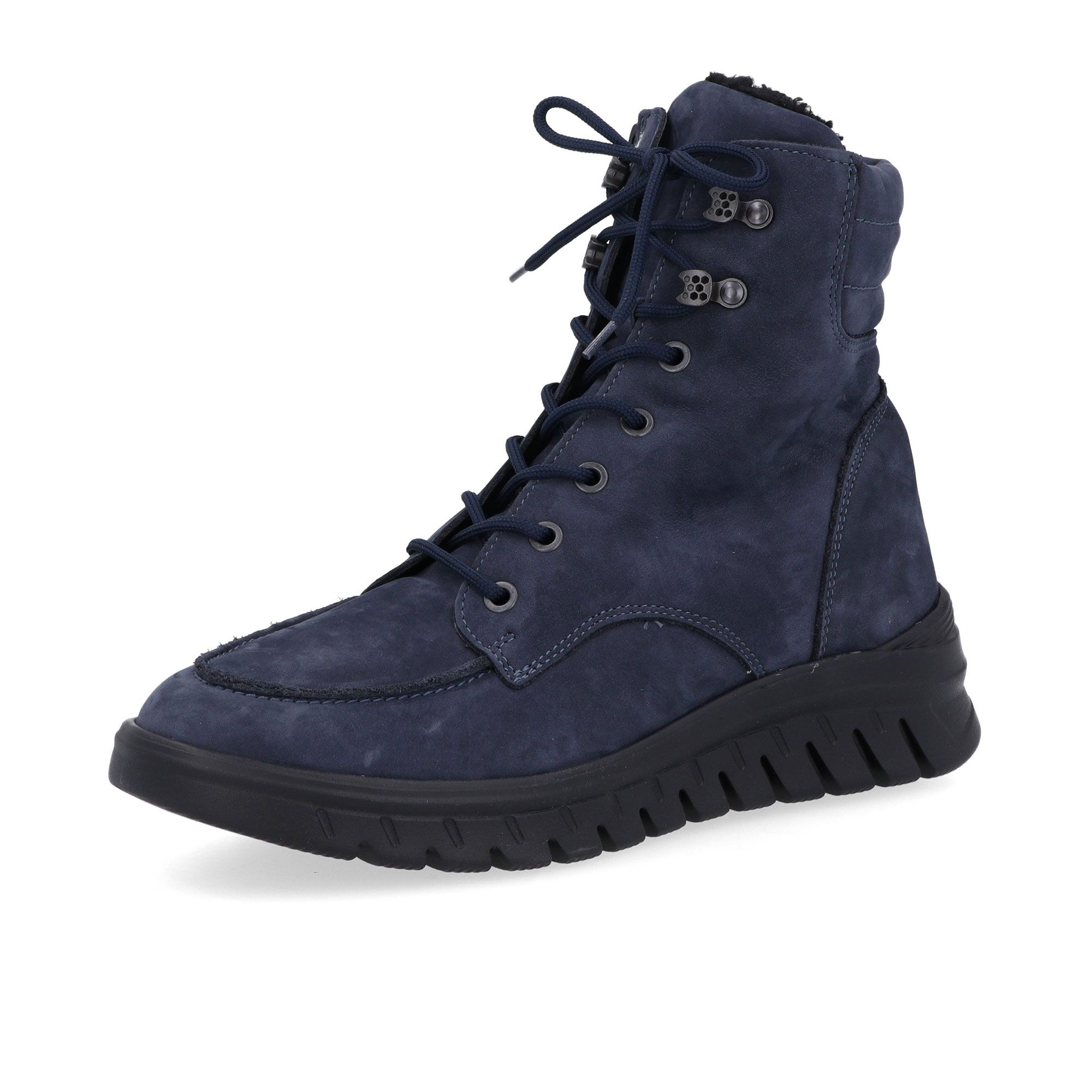 Vitaform
Stivaletti in pelle
scamosciata con zip
e tallone rinforzato