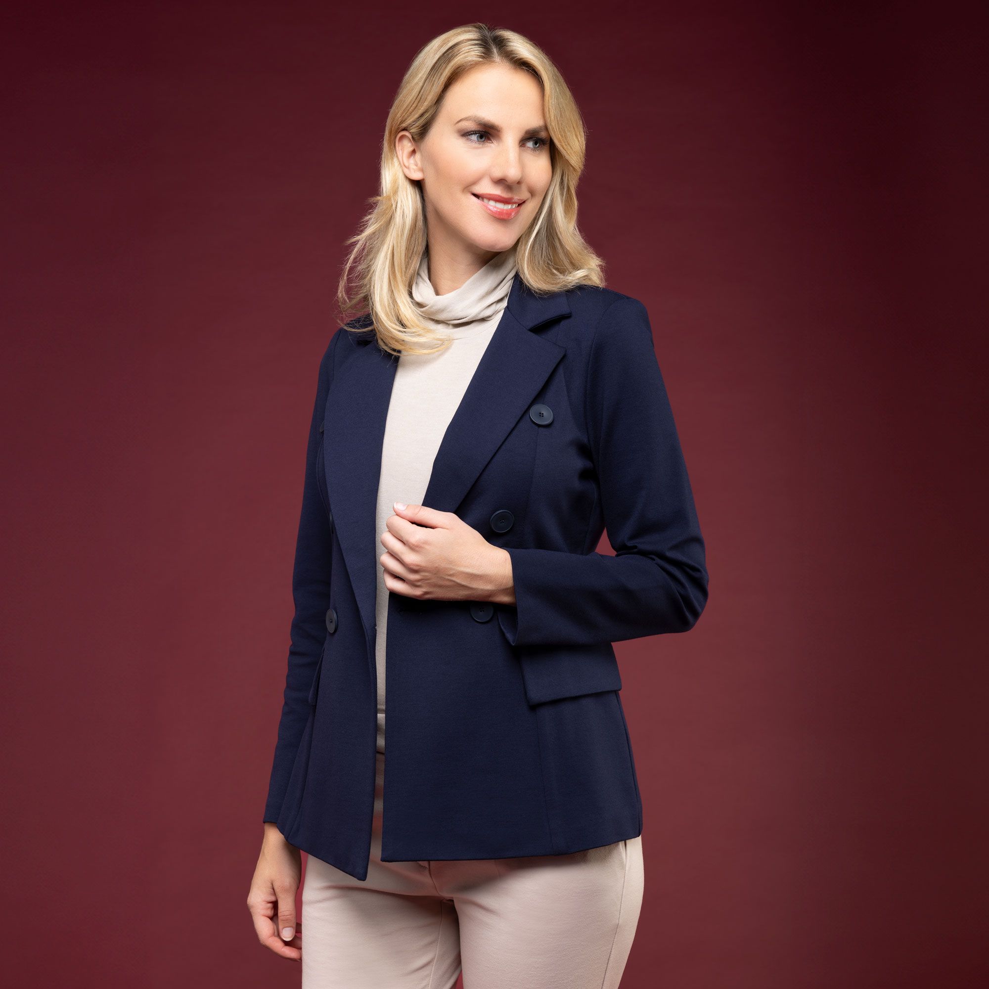 SottoMarino
Giacca doppiopetto
in punto Milano
misto viscosa