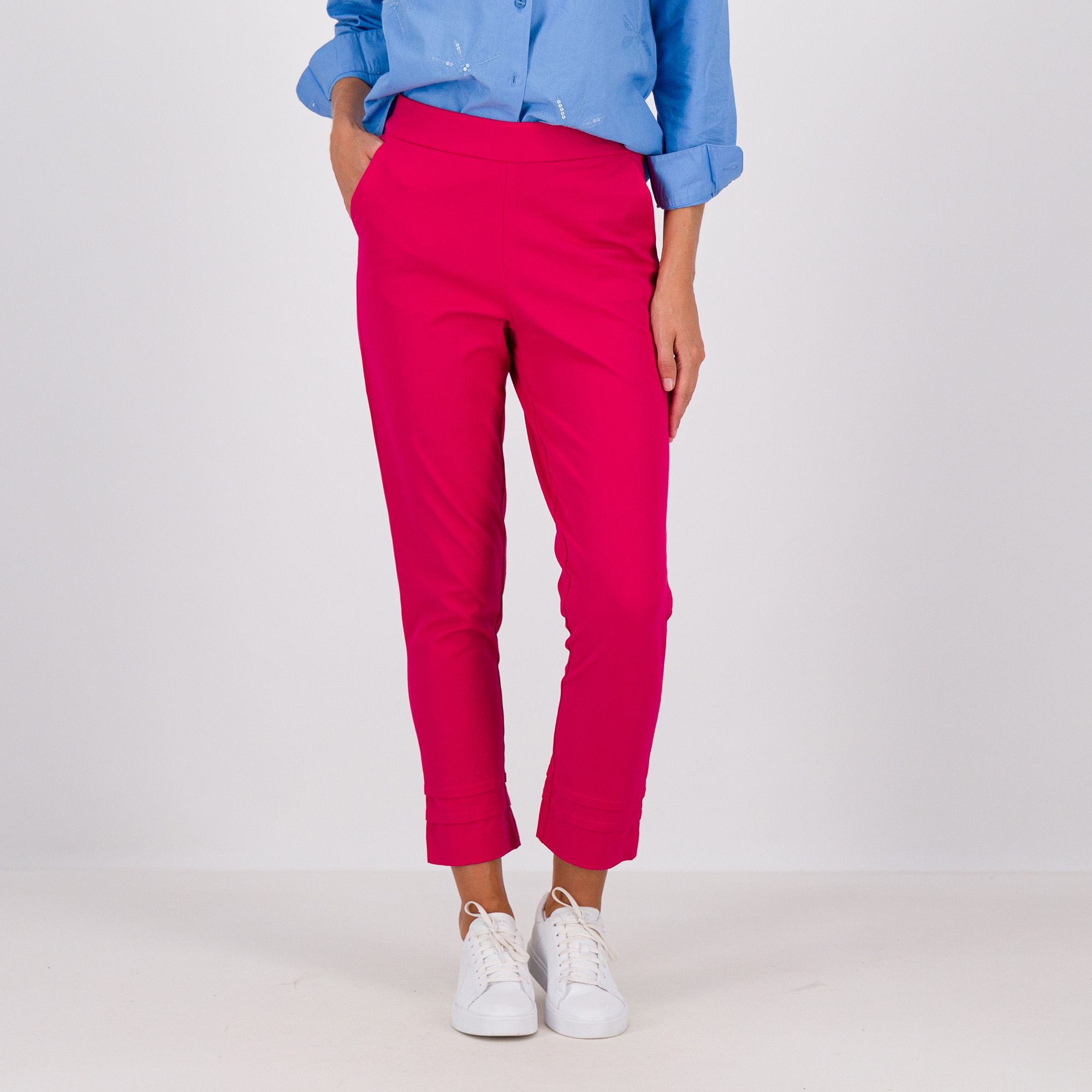 Isaac Mizrahi Live!
Pantaloni dritti
alla caviglia
con elastico in vita