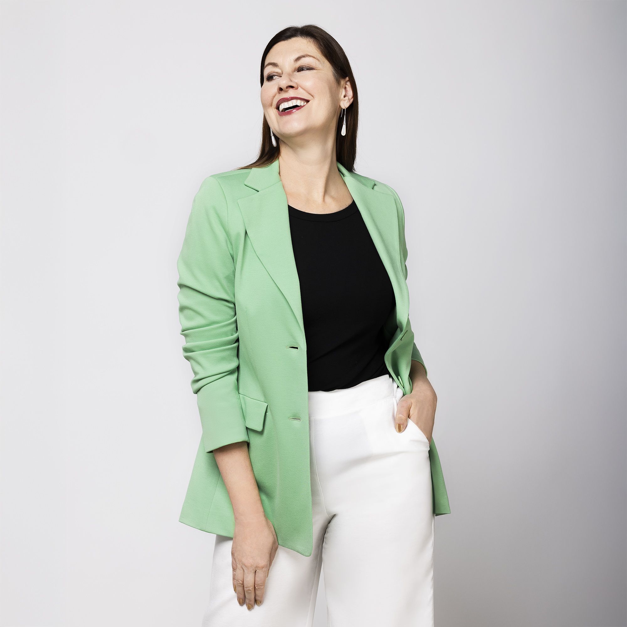 Olly Doo
Giacca in punto
Milano misto di
viscosa foderata