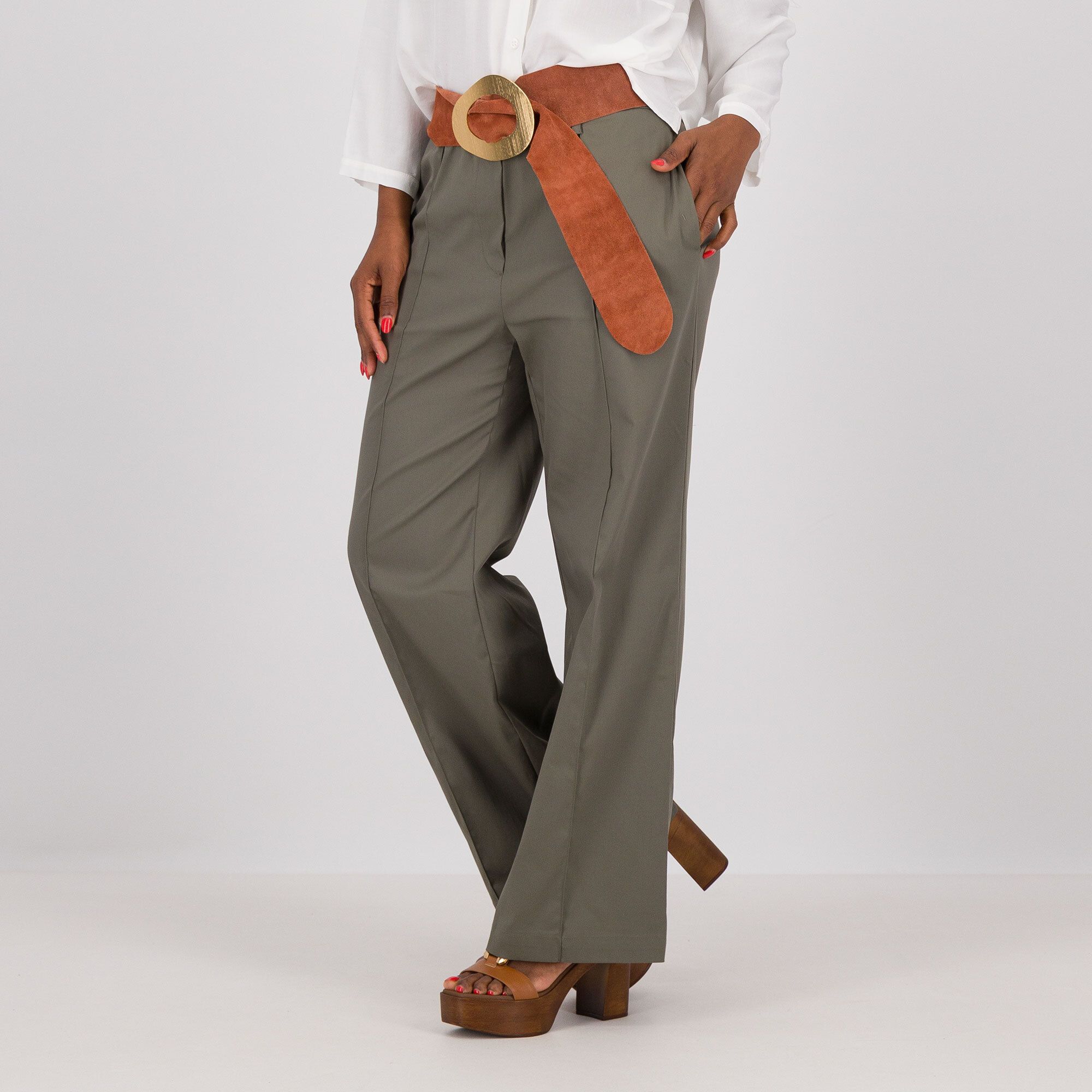 Caterina Lancini
Pantaloni in
popeline misto
cotone
